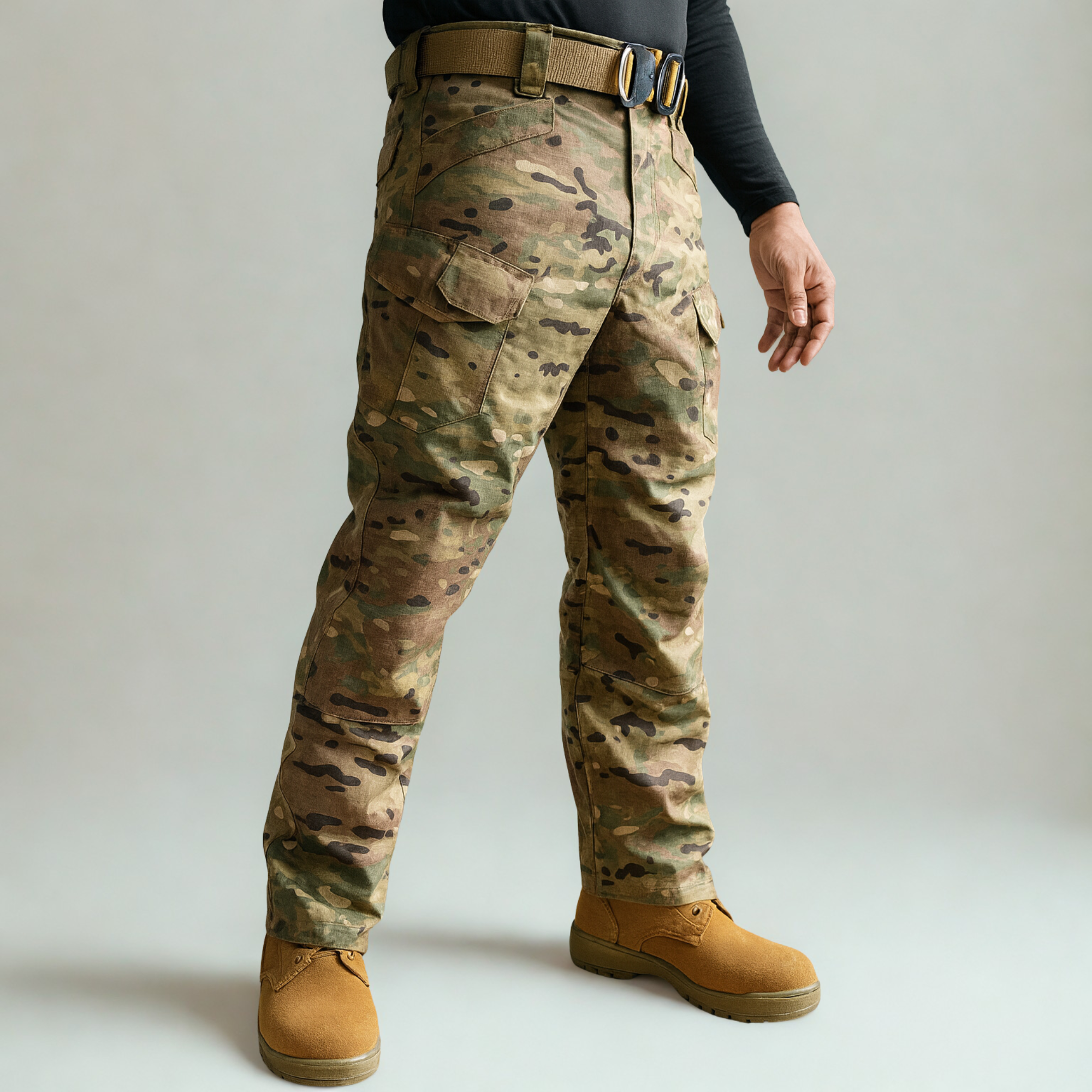 Pantalón Táctico Outdoor Tela Ripstop - MULTICAM