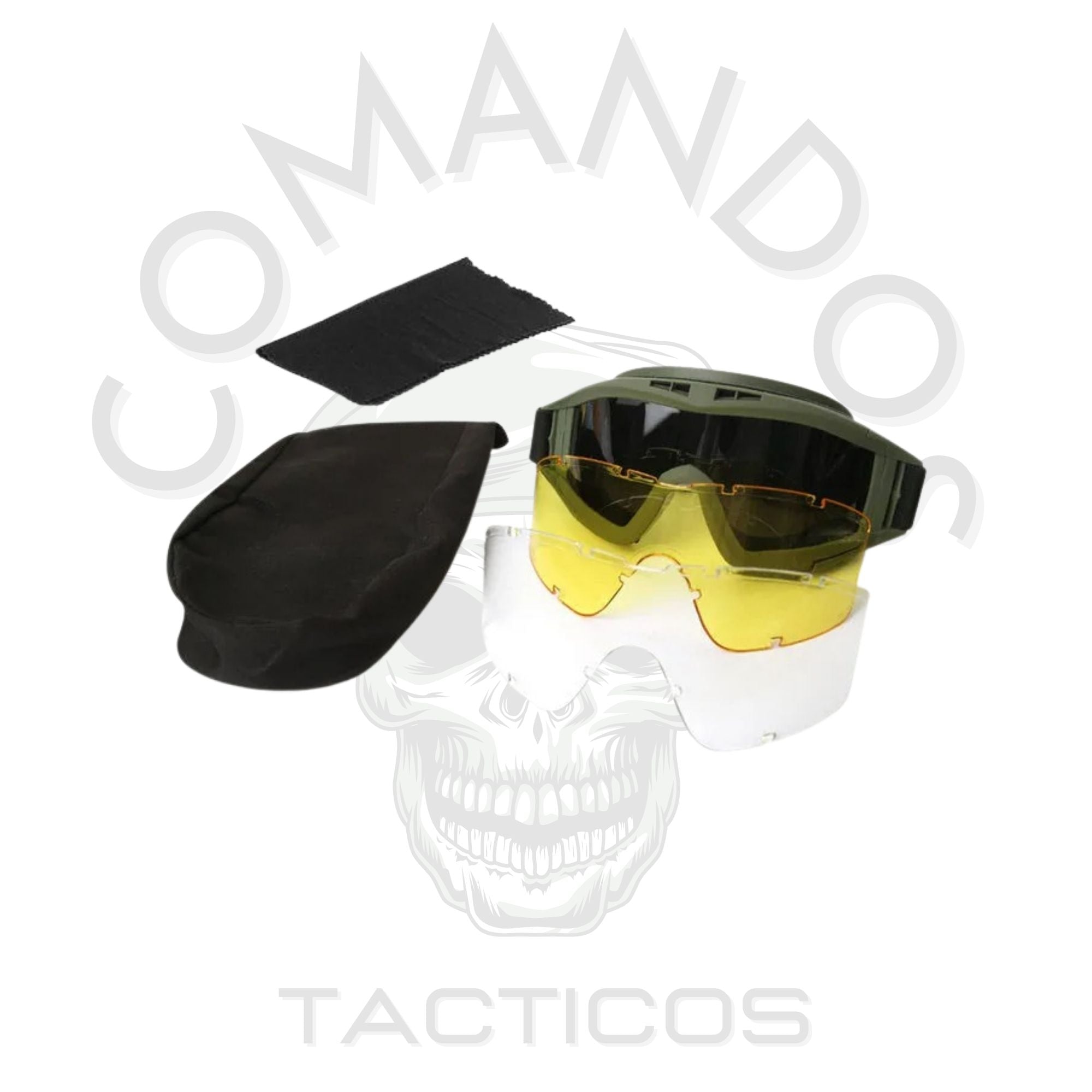 Antiparras Tácticas con 3 Micas