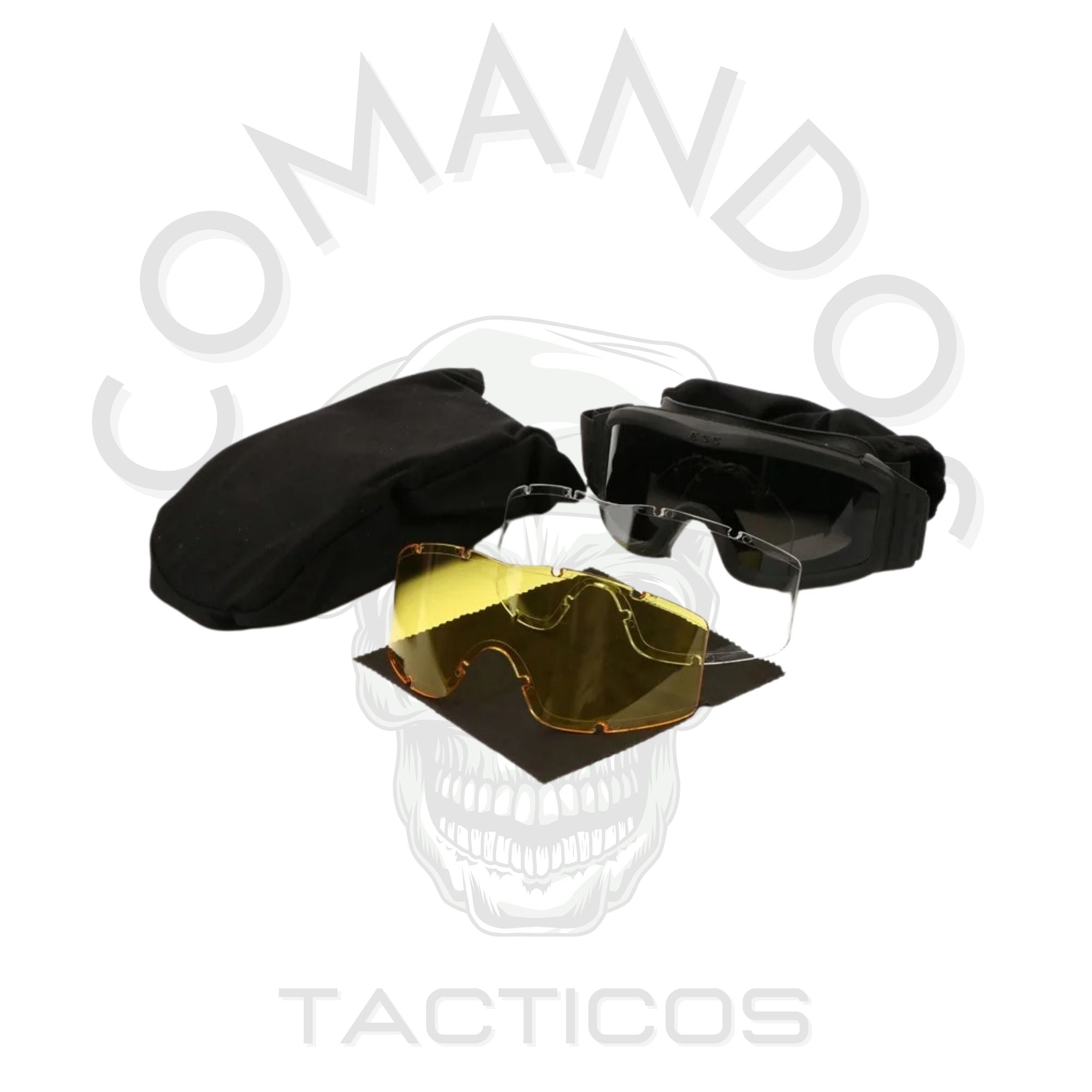 Antiparras Tácticas con 3 micas
