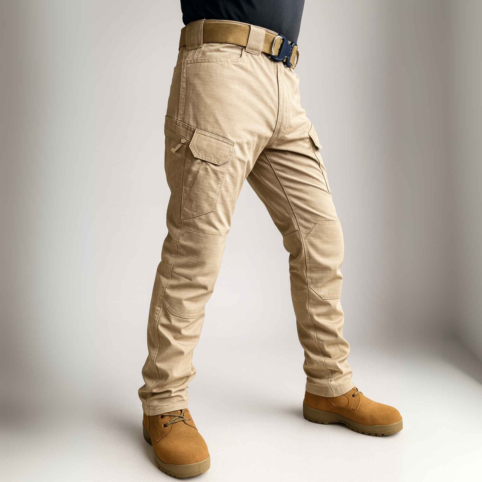 Pantalón Táctico Outdoor Tela Ripstop - CAQUI