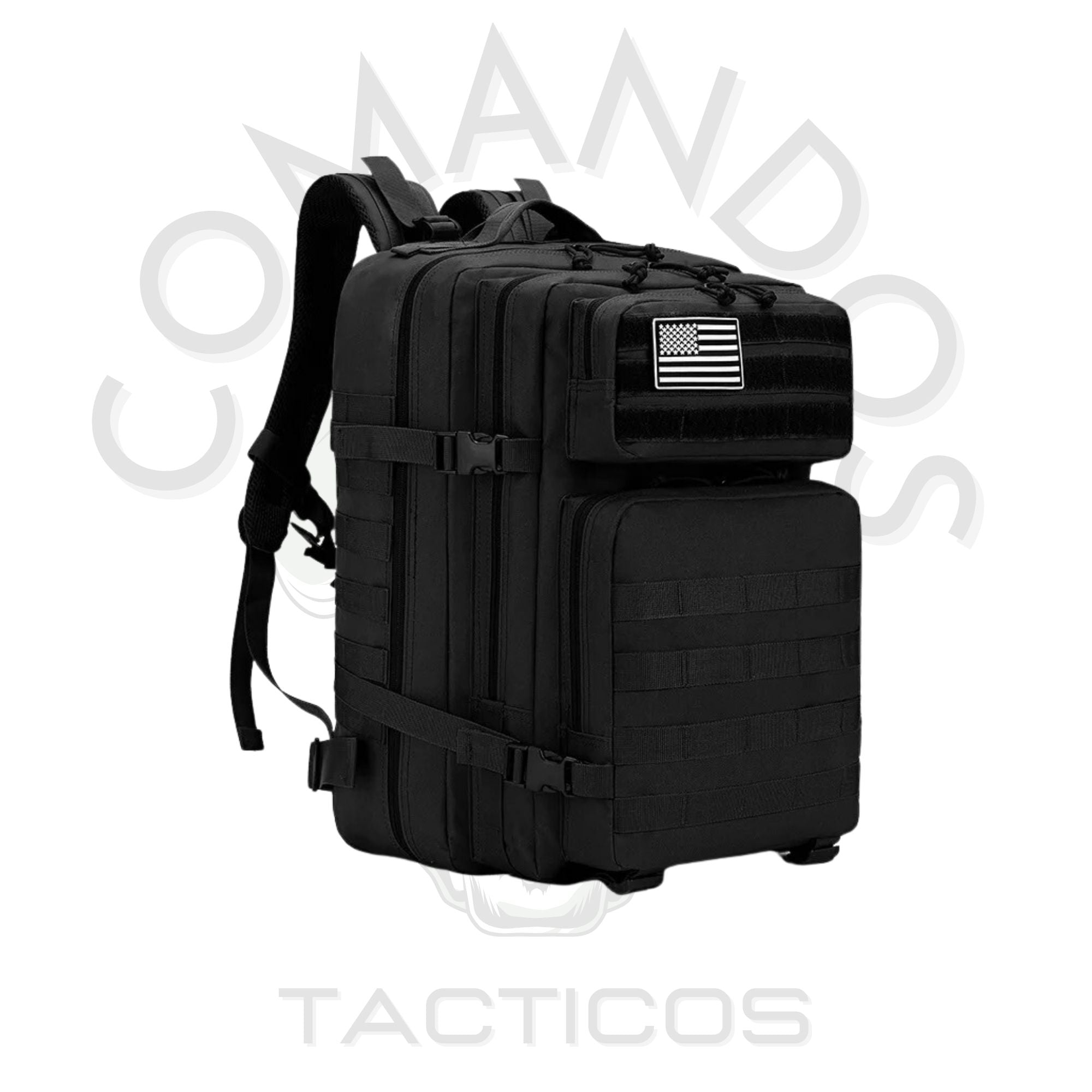 Mochila Táctica Militar 45 Litros - NEGRO