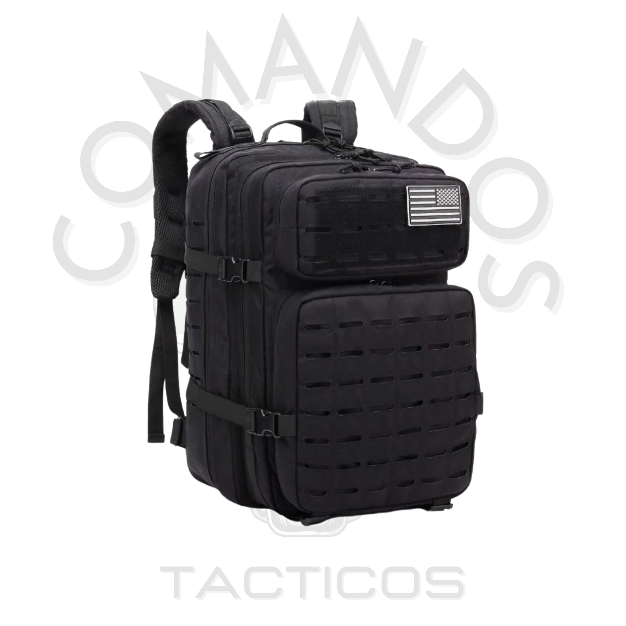 Mochila Táctica Militar 50 Litros + Parche De Regalo