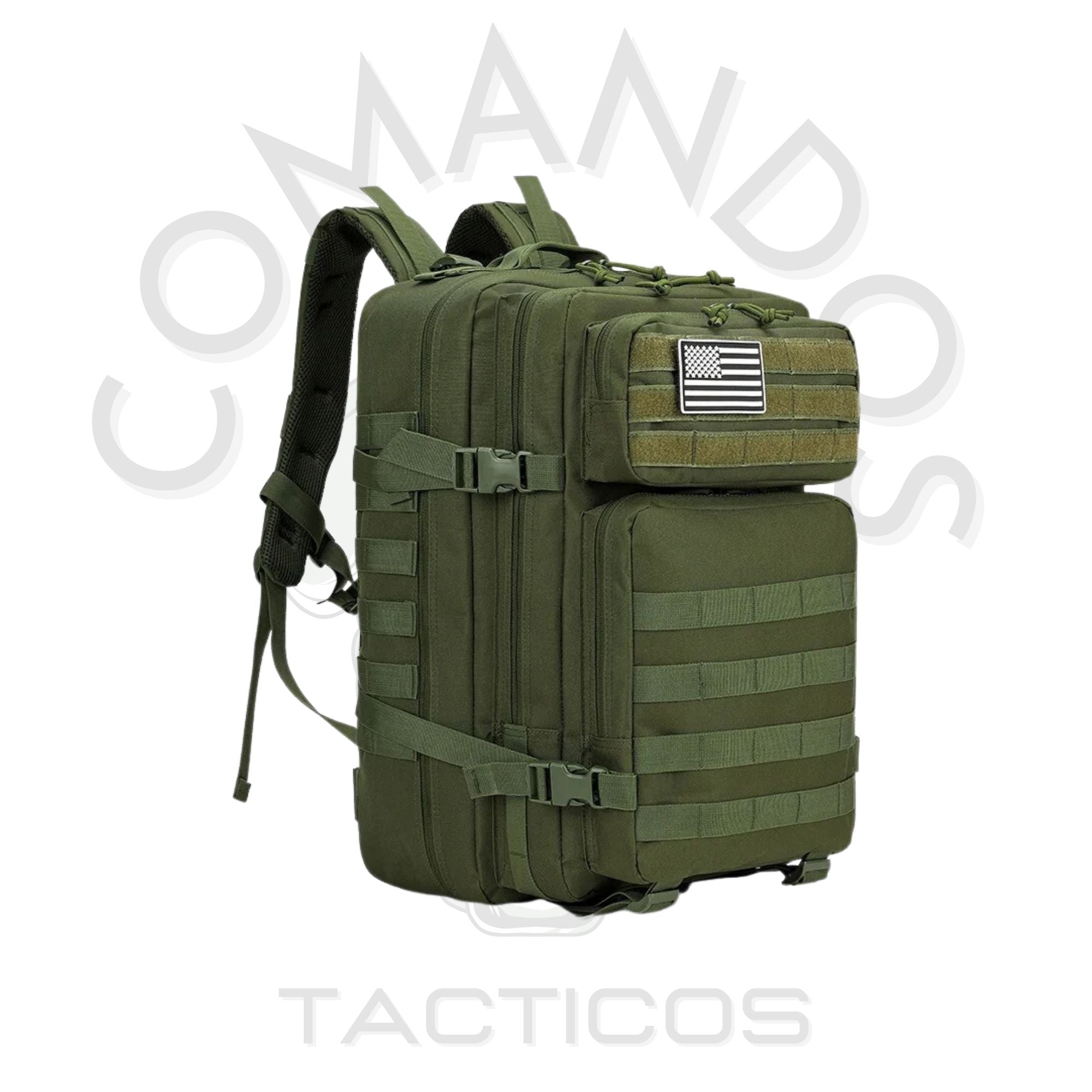 Mochila Tactica Militar 45 Litros - VERDE