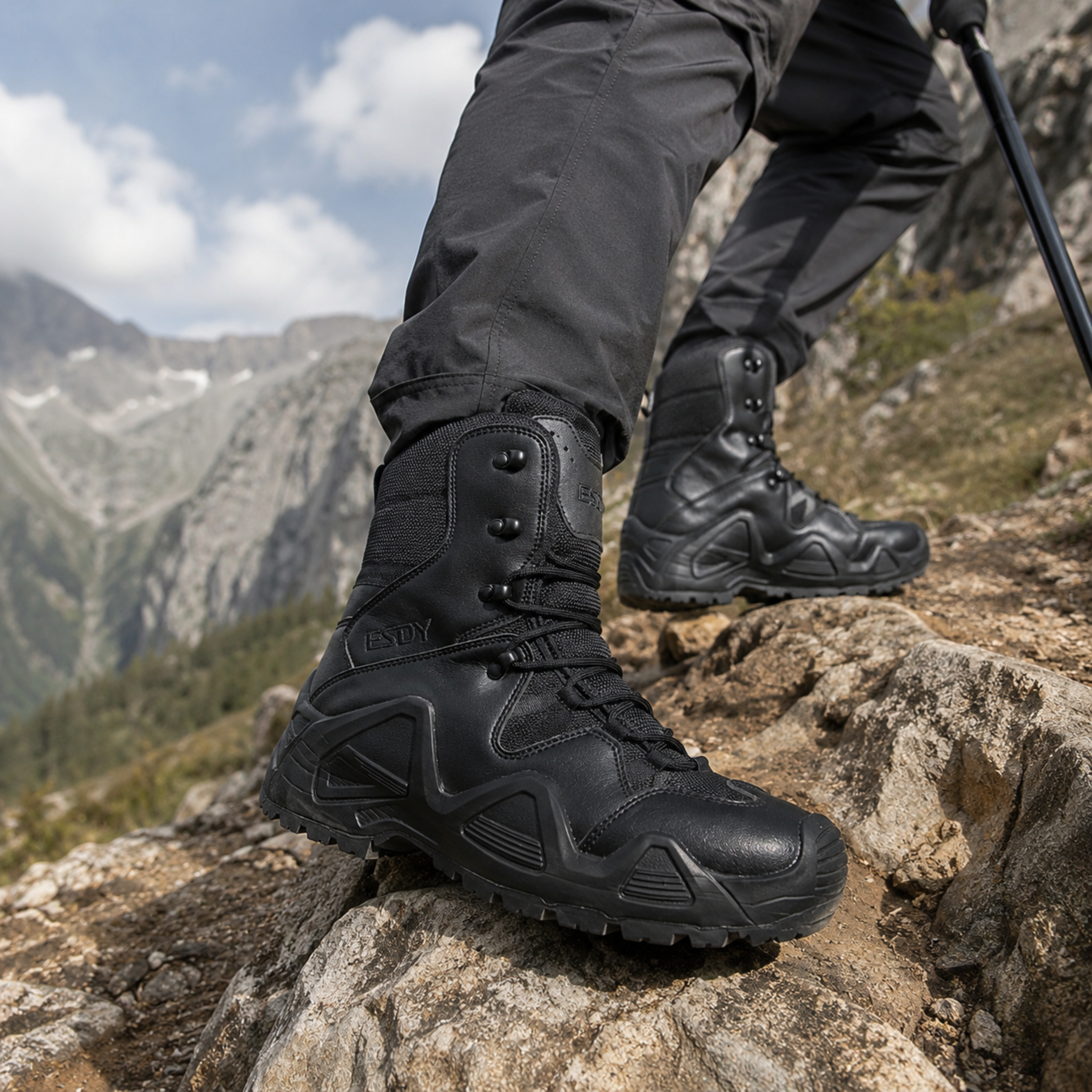 Botas Tácticas Impermeables Caña Alta ESDY | Comandos Tácticos