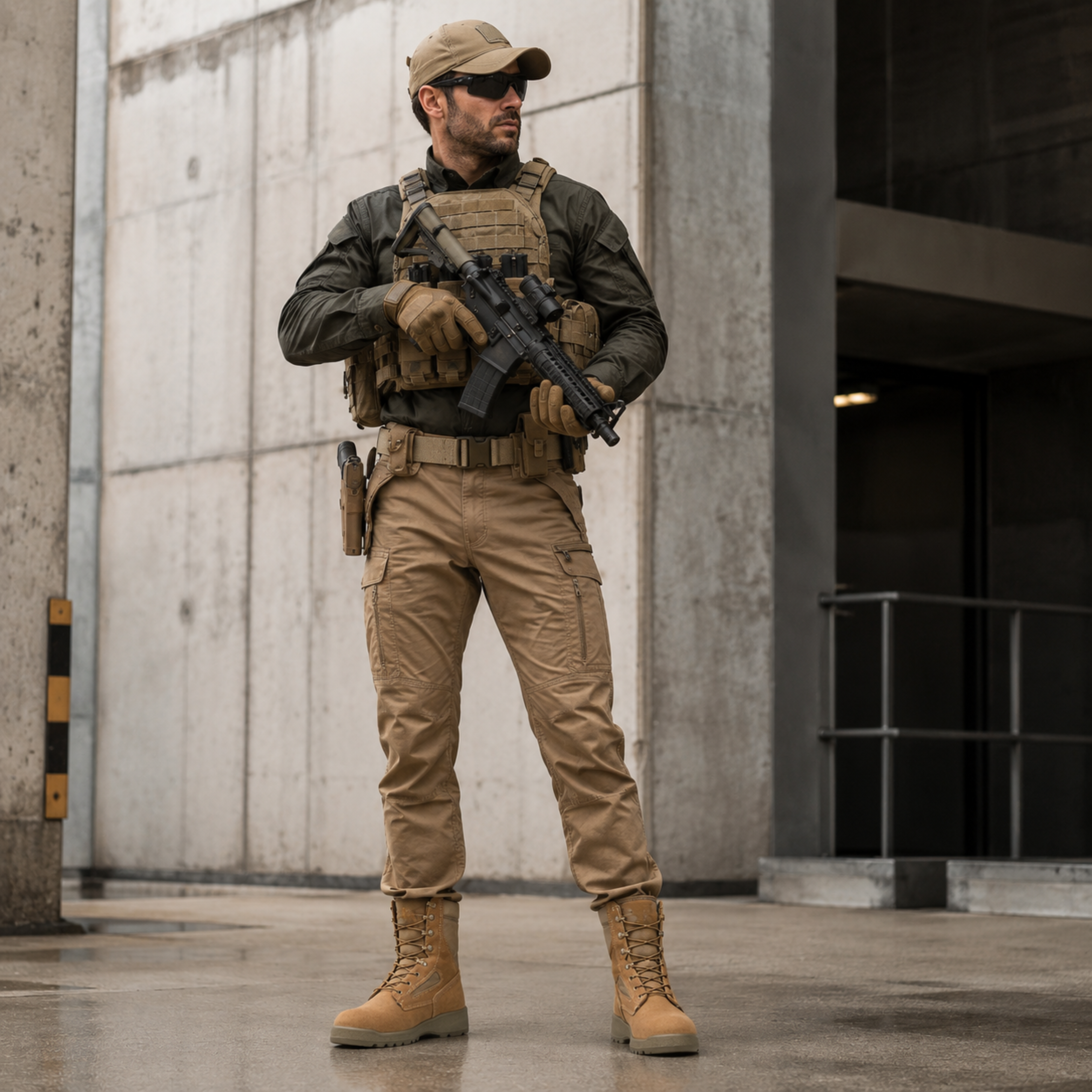 Botas Militares Tácticas Desert Caña Alta | Comandos Tácticos