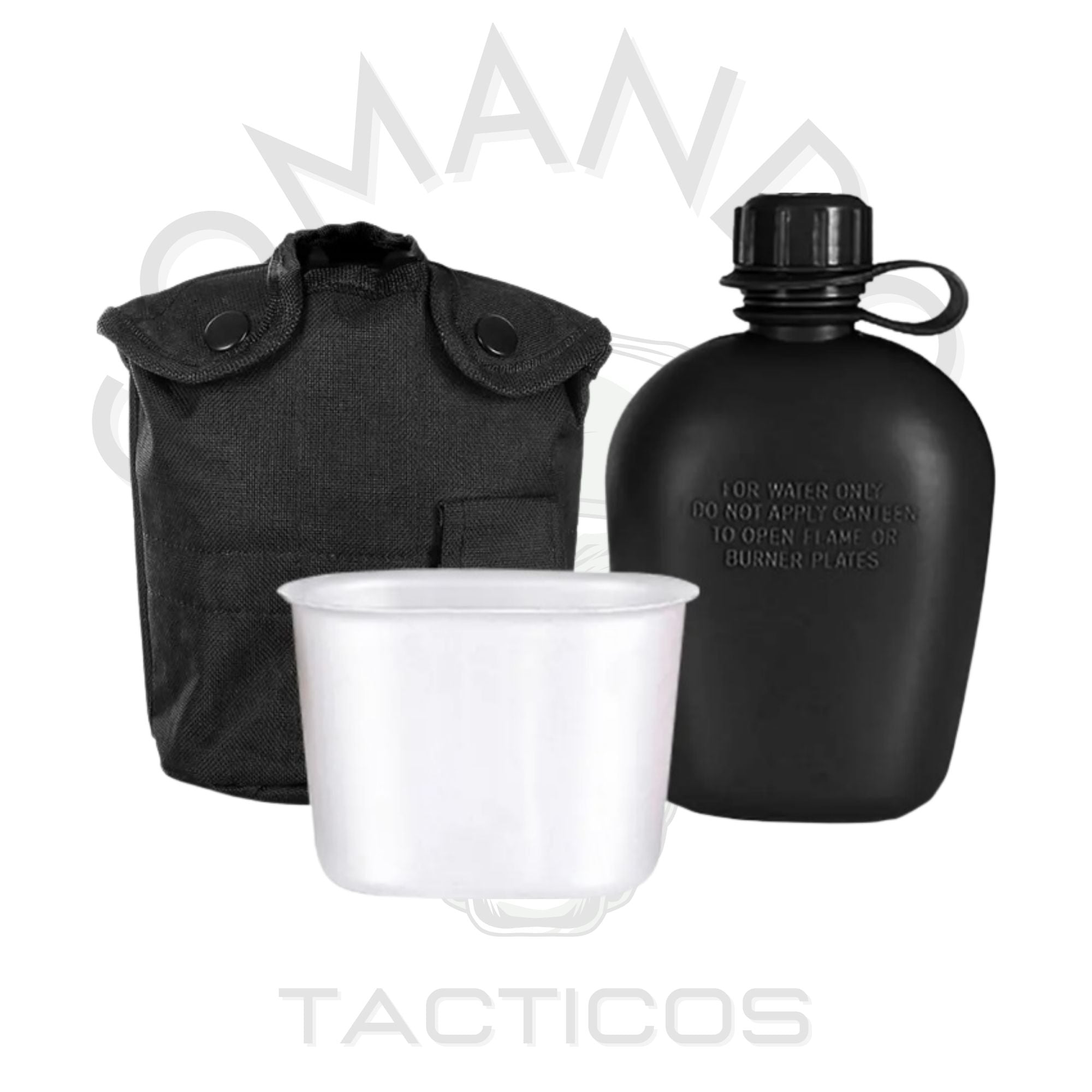 Botella Cantimplora  de 1 Litro + Cantina Aluminio