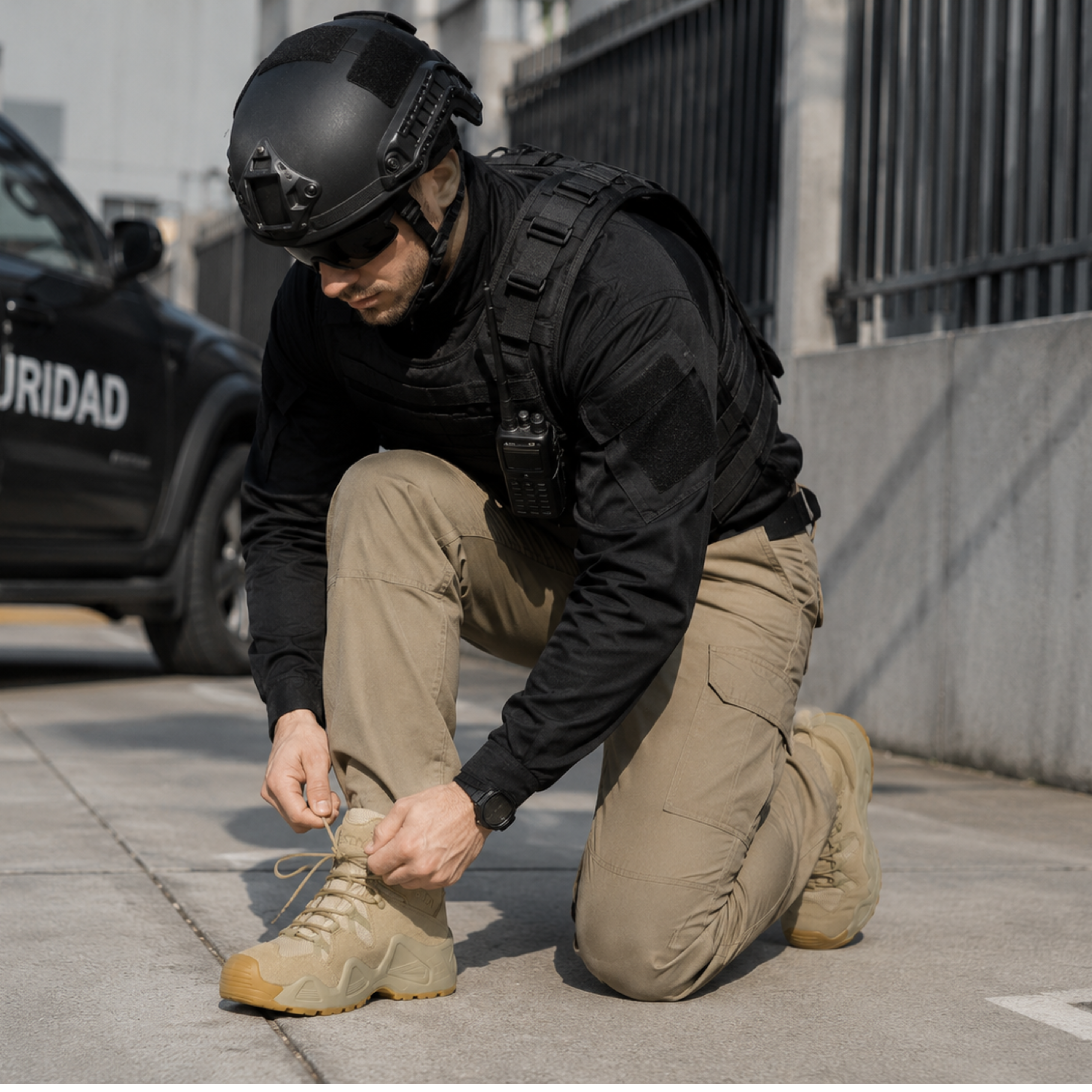 Botin Impermeable Caña Media Outdoor y Trabajo | Comandos Tácticos