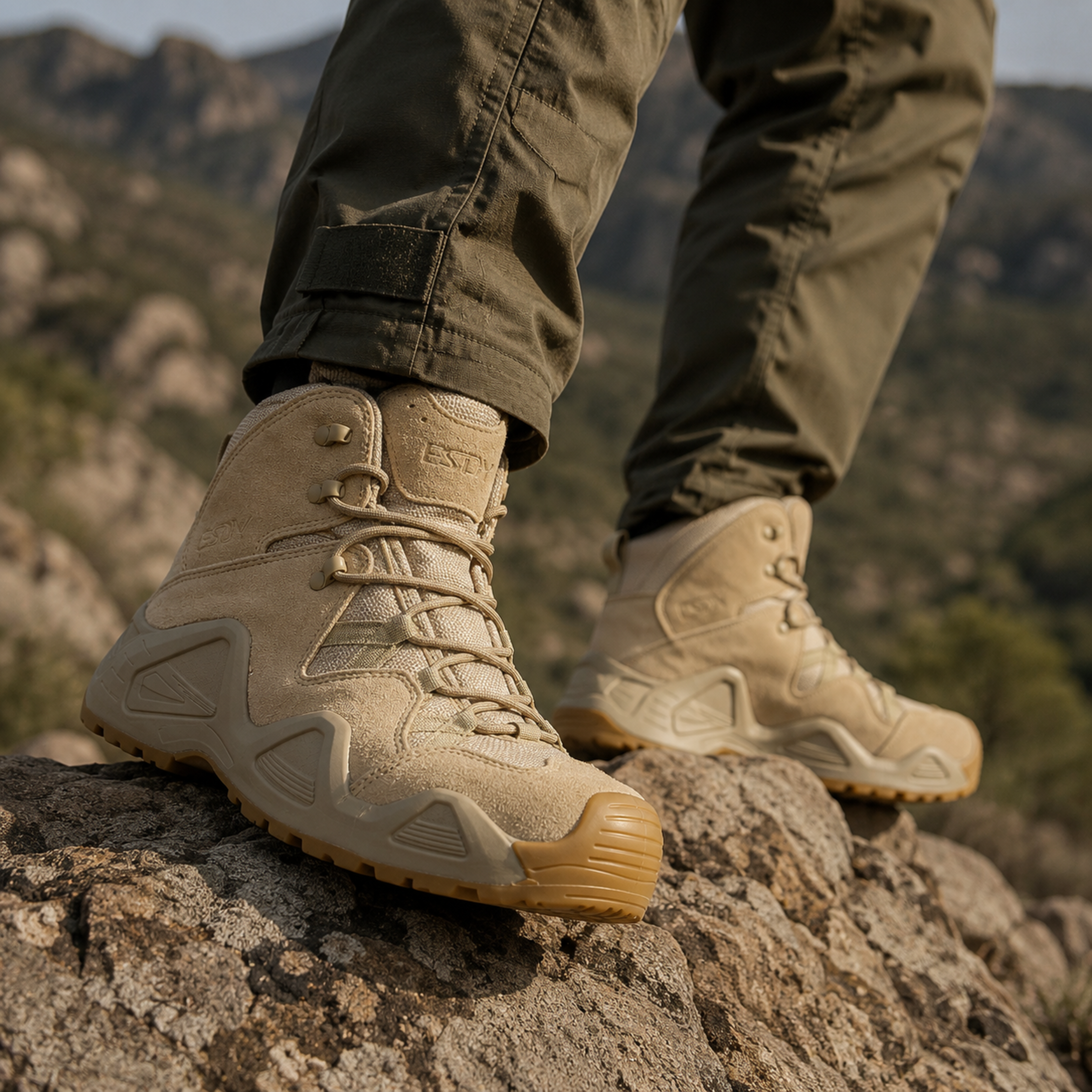 Botin Impermeable Caña Media Outdoor y Trabajo | Comandos Tácticos