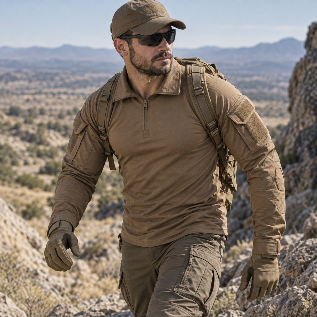 Polera Táctica Combat Esdy Shirt