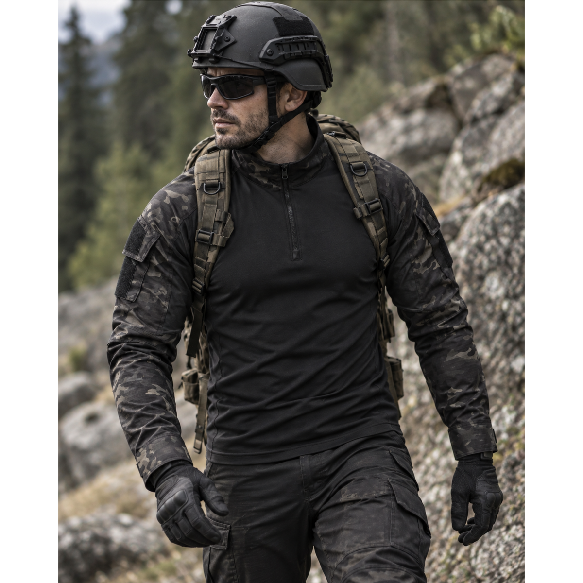 Polera Táctica Combat Esdy Shirt