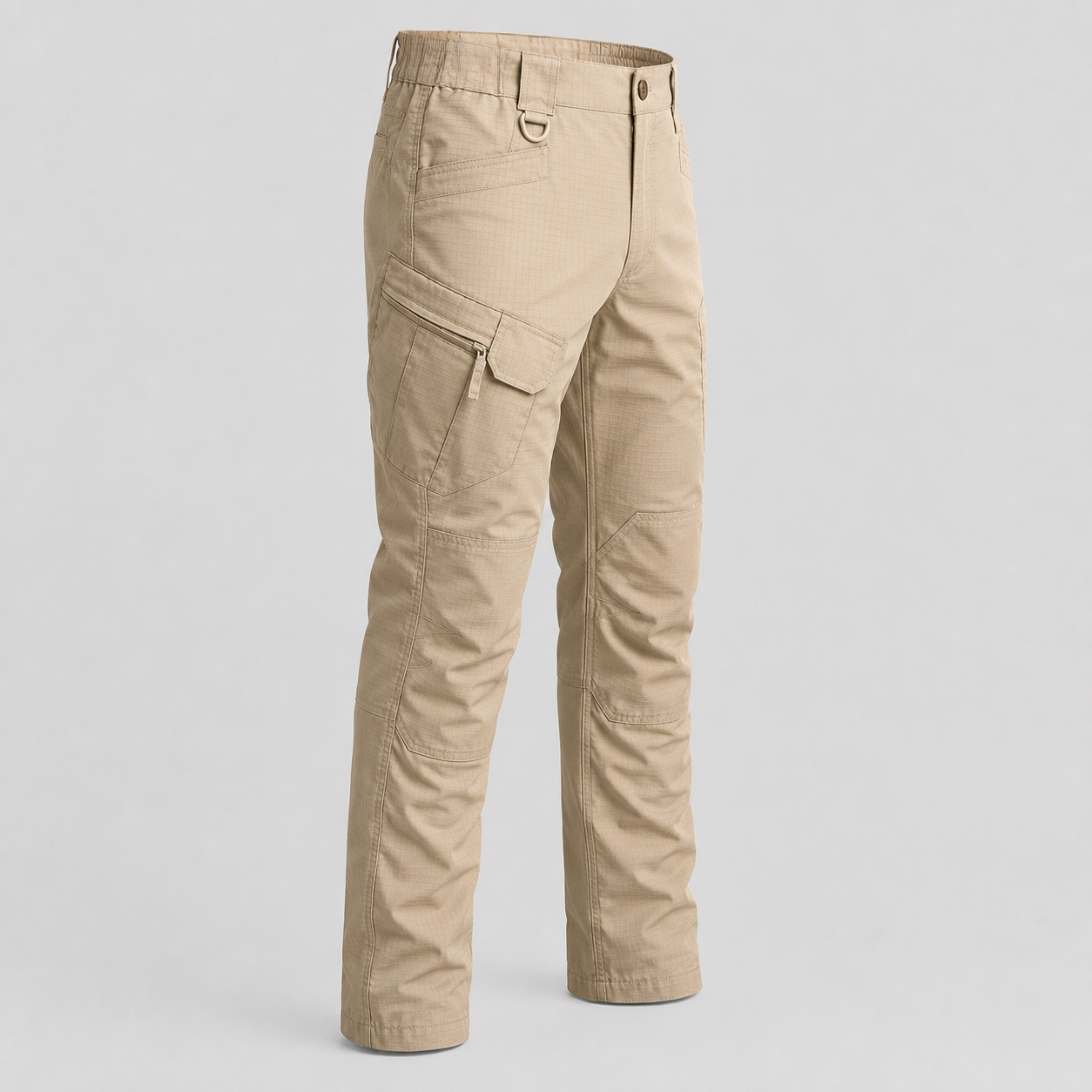 Pantalón Táctico Cargo Caqui Ripstop Resistente | Comandos Tácticos