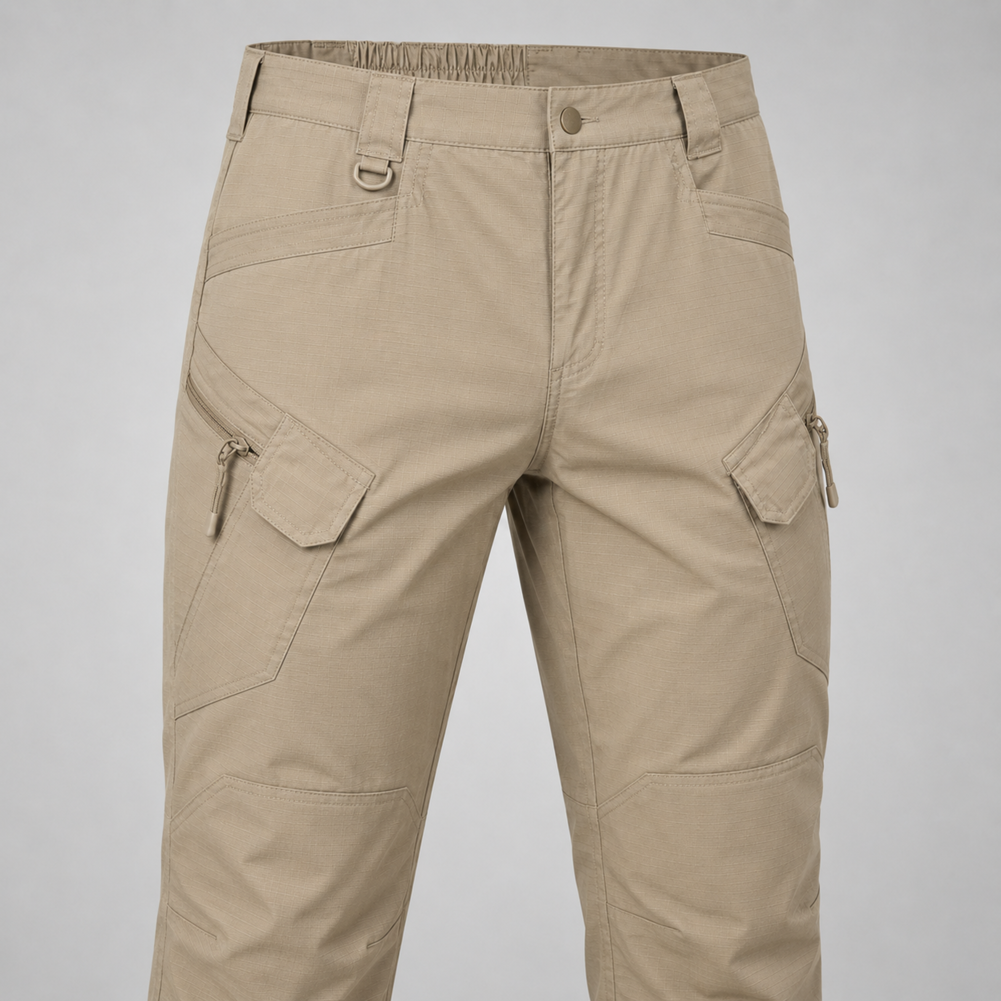 Pantalón Táctico Cargo Caqui Ripstop Resistente | Comandos Tácticos