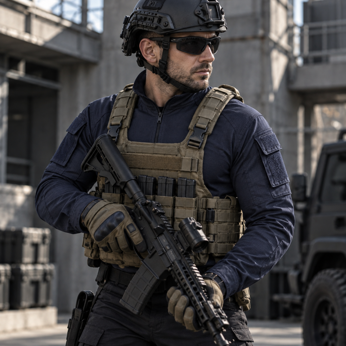 Polera Táctica Combat Esdy Shirt