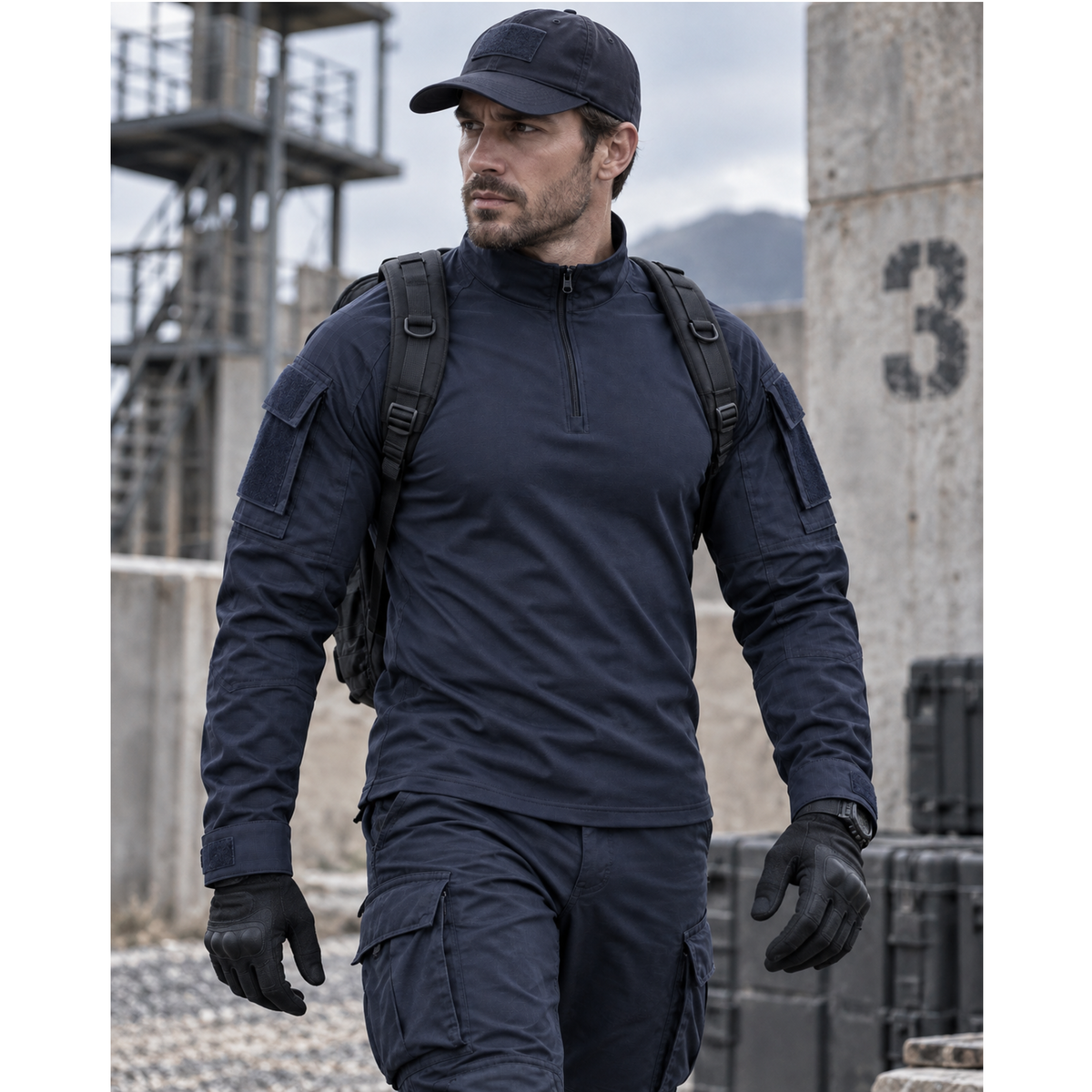 Polera Táctica Combat Esdy Shirt