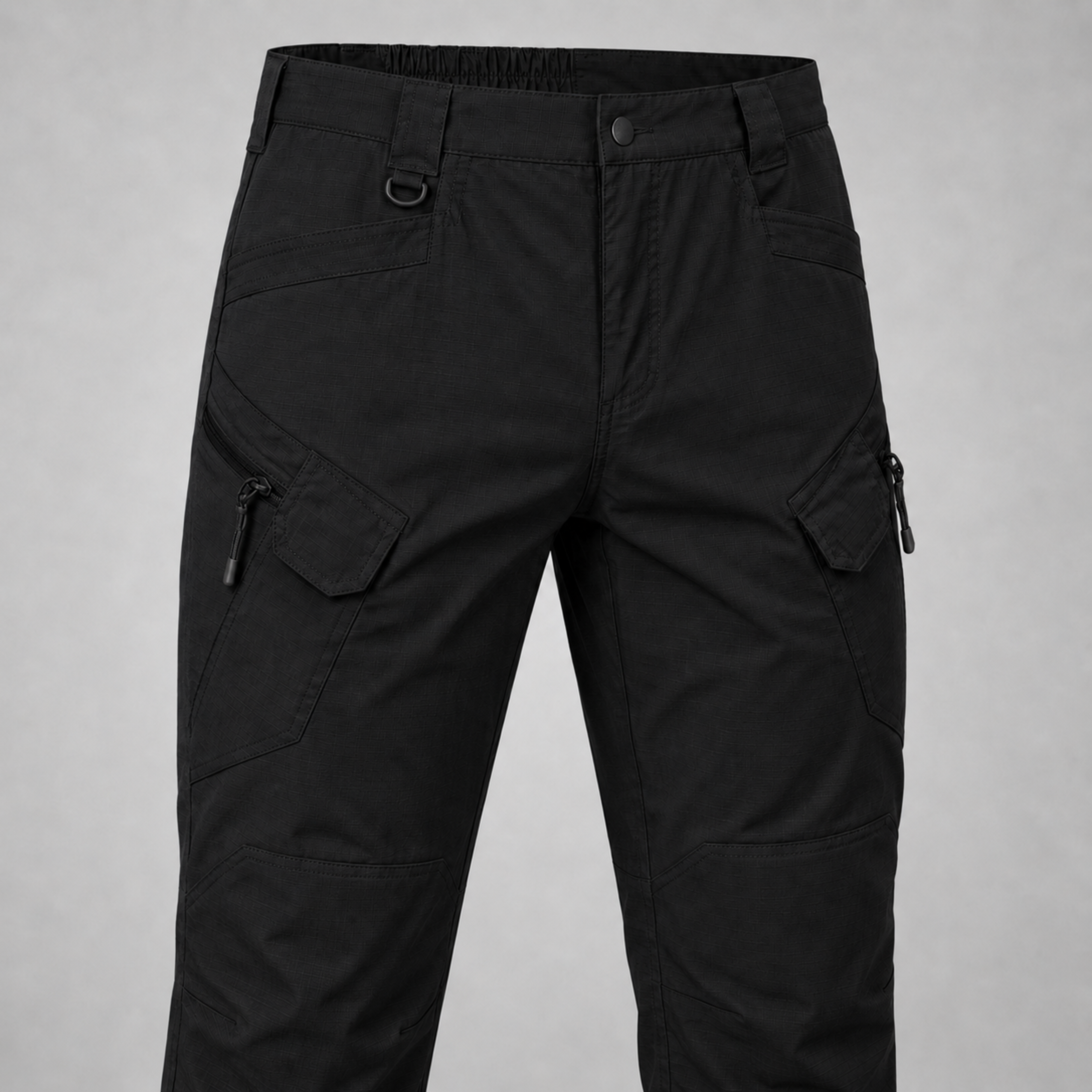 Pantalón Táctico Cargo Negro Ripstop Resistente | Comandos Tácticos