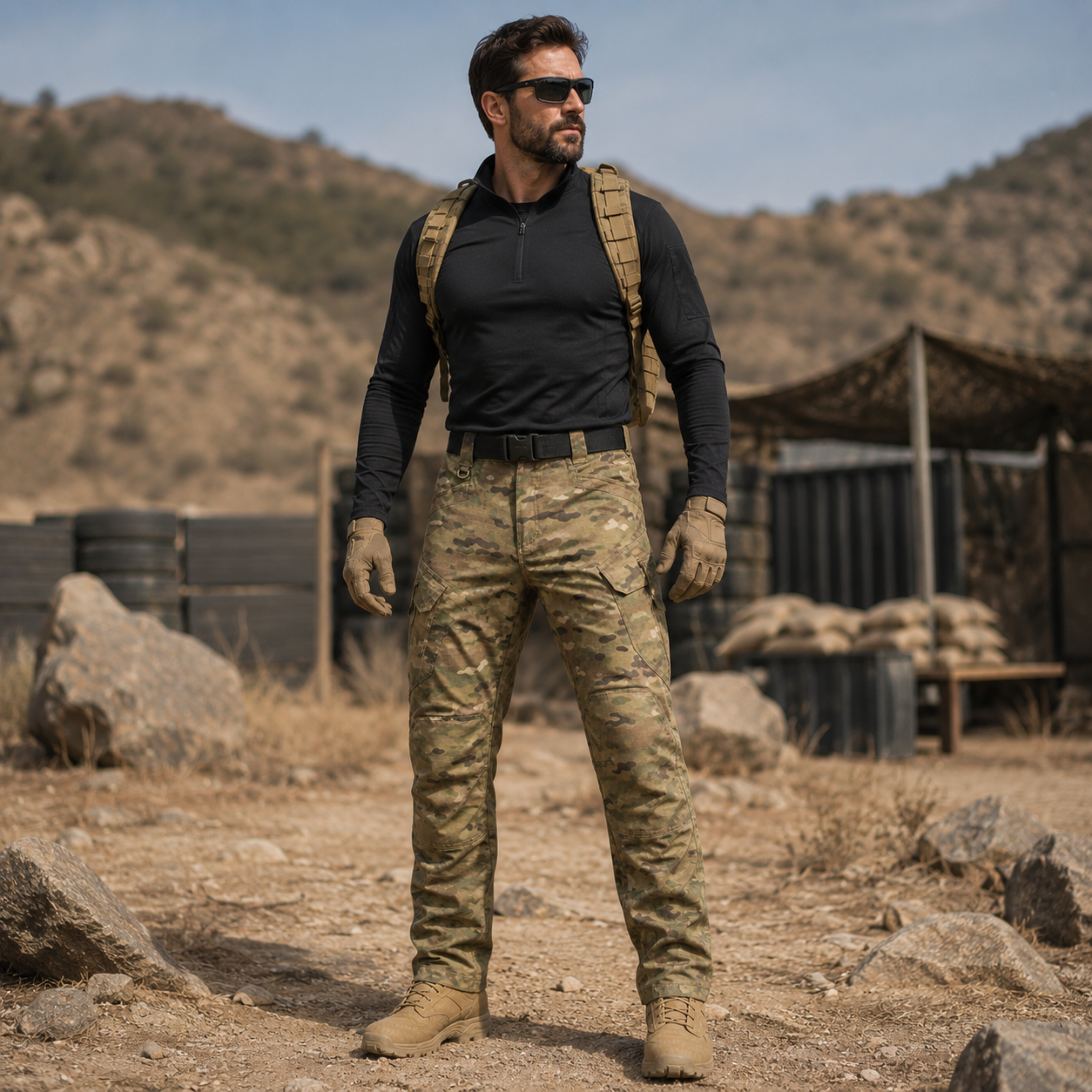 Pantalón Táctico Cargo Multicam Ripstop | Comandos Tácticos