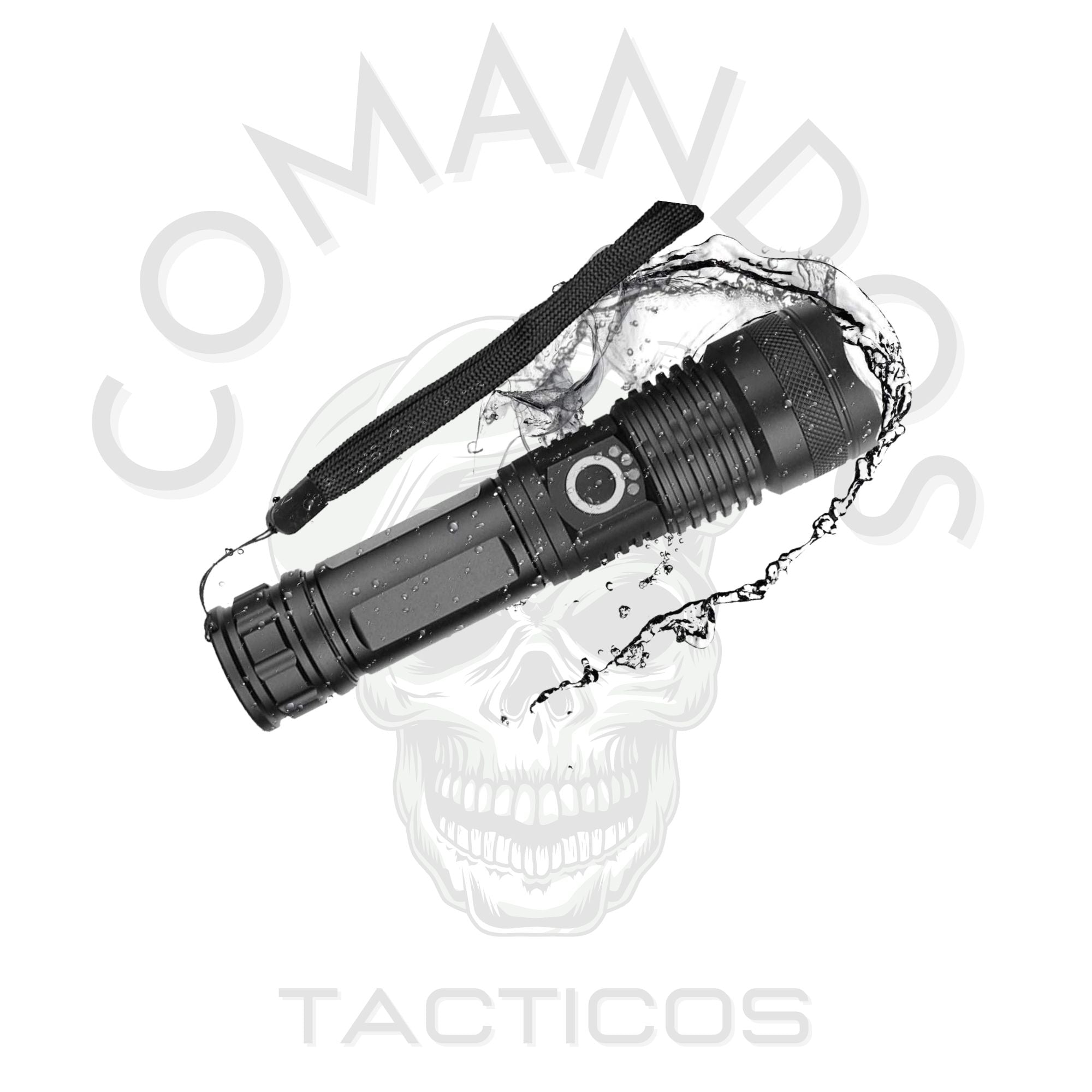 Linterna Táctica Recargable P90 / USB