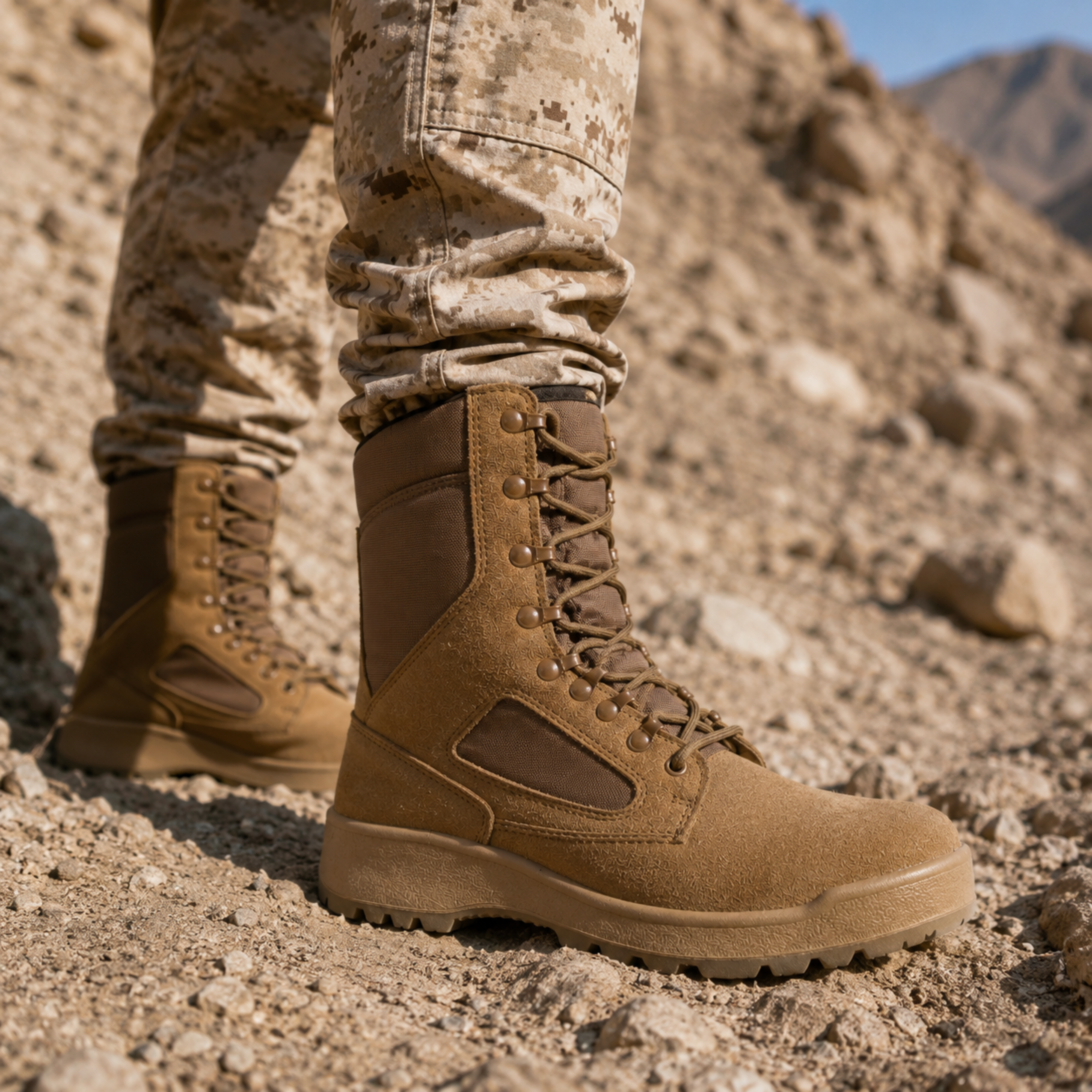 Bota Táctica Militar Caña Alta Resistente al Agua | Comandos Tácticos