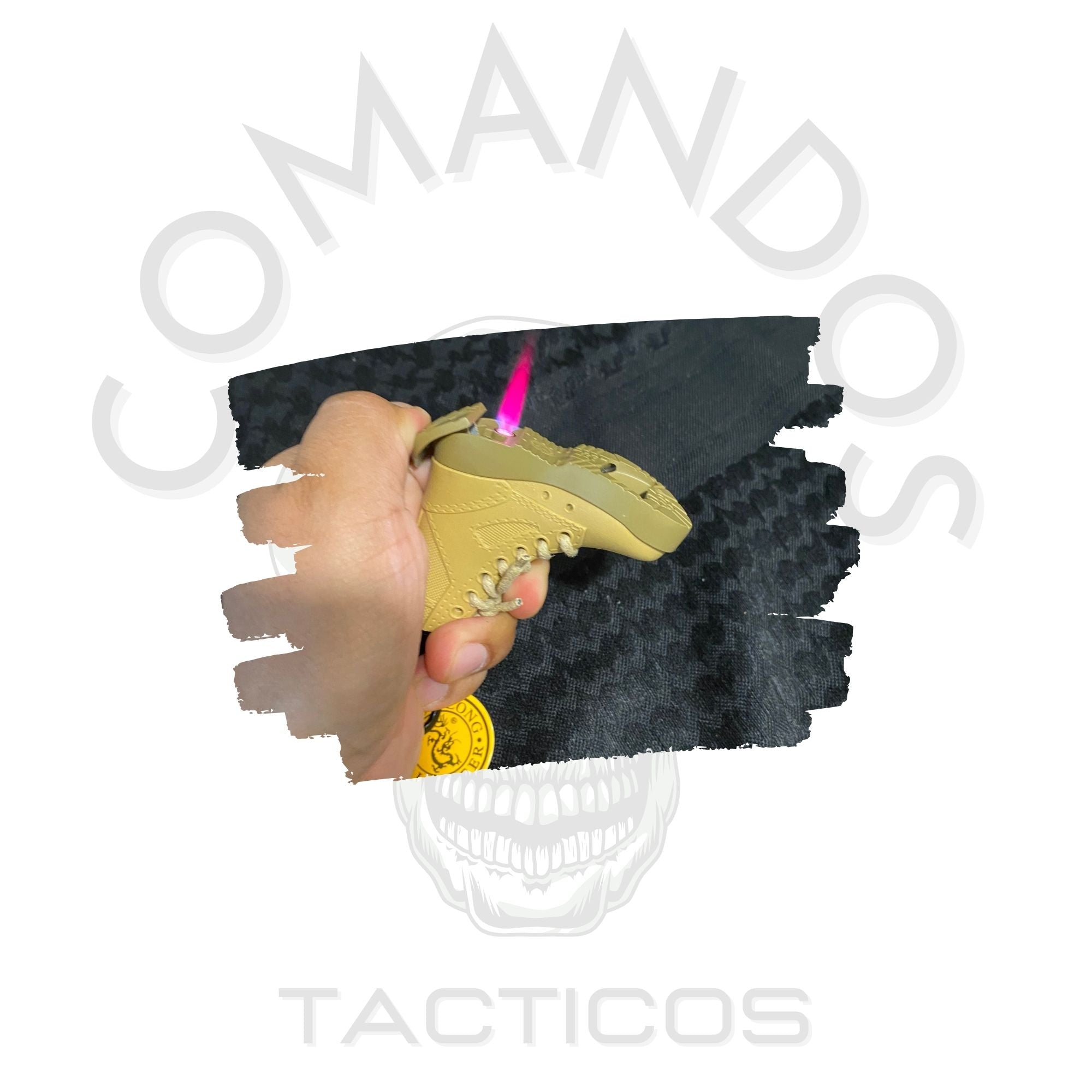 Llavero Encendedor Bota Táctica