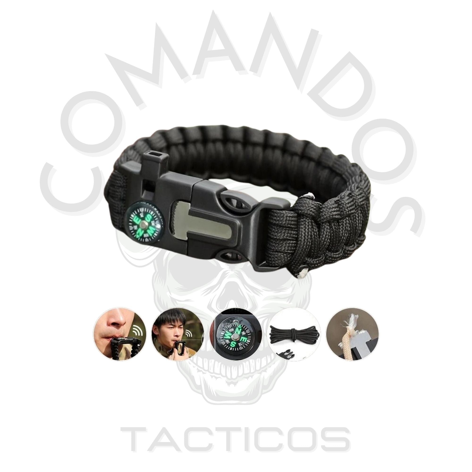 PULSERA TÁCTICA PARACORD