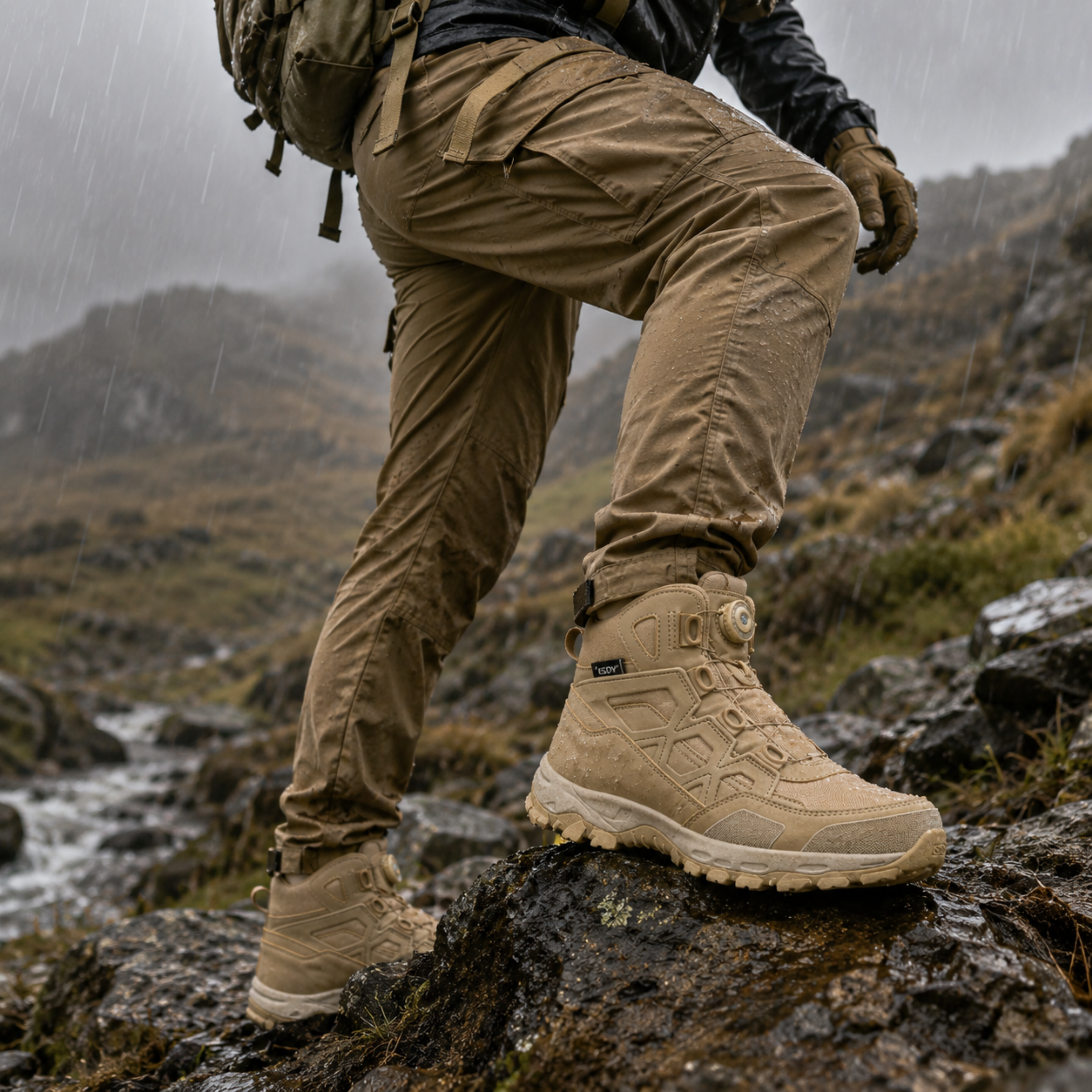 Botín Táctico Esdy Impermeable con Ajuste Rápido | COMANDOS TÁCTICOS