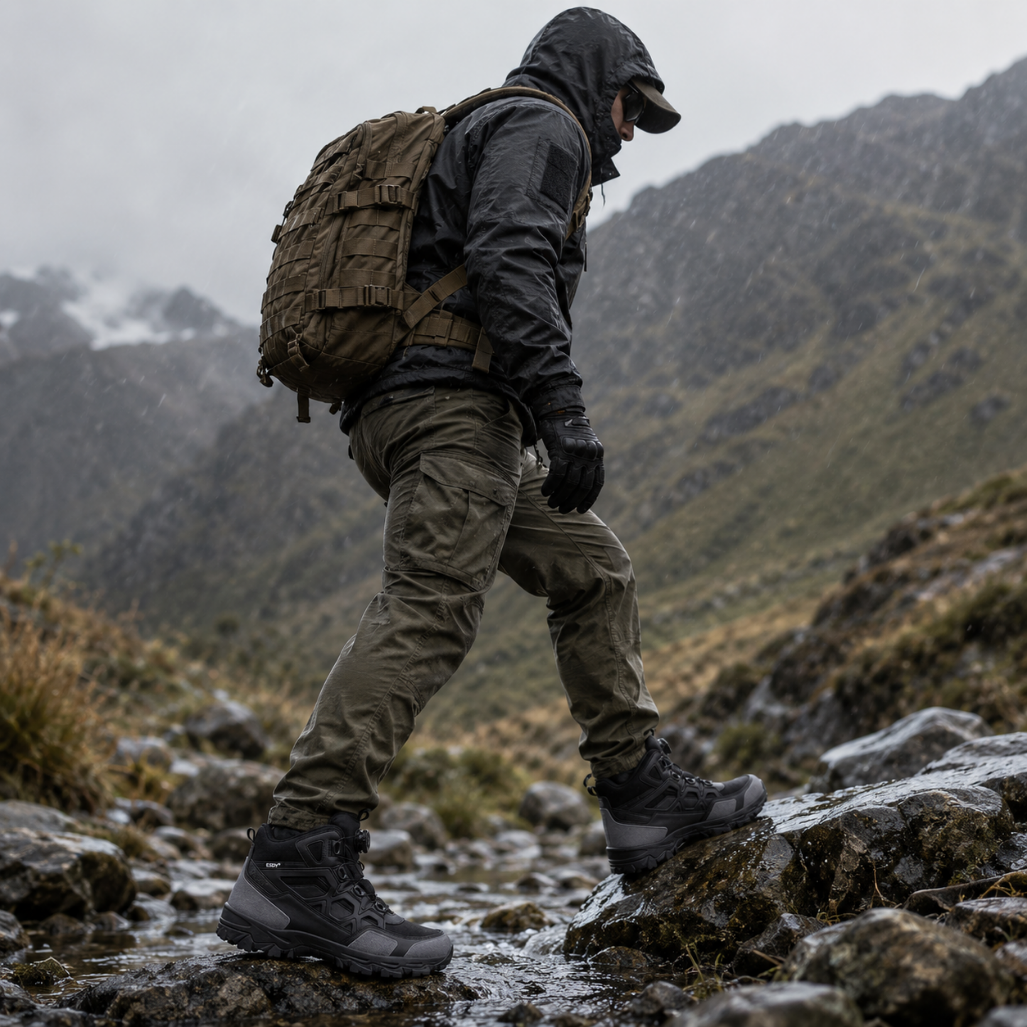 Botín Táctico Esdy Impermeable con Ajuste Rápido | COMANDOS TÁCTICOS