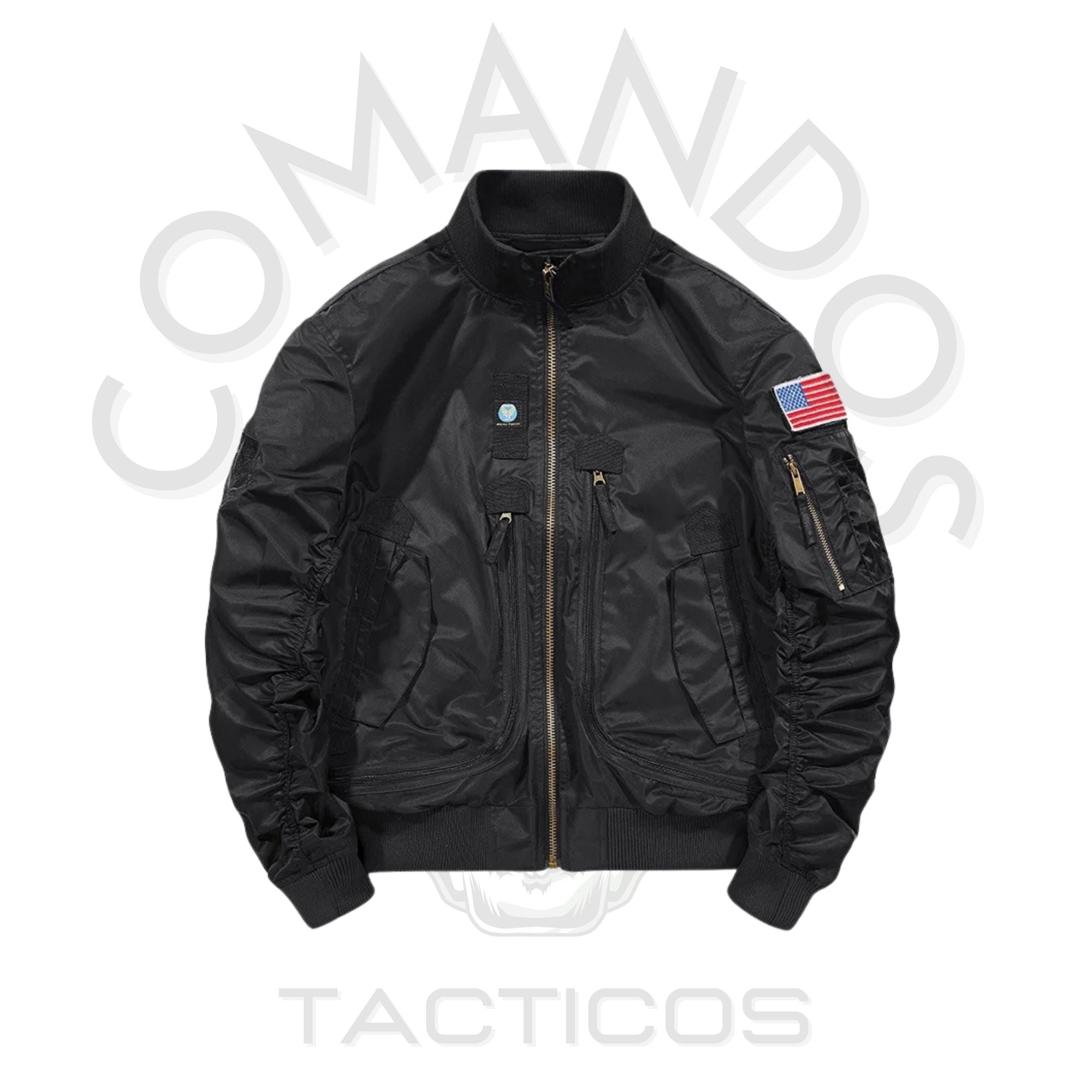 Chaqueta Bomber Jacket - NEGRO