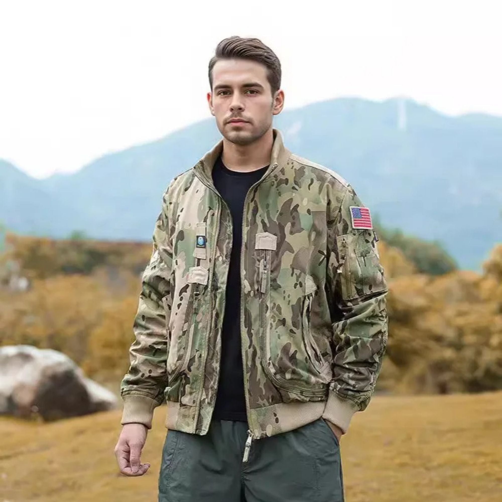Chaqueta Bomber Jacket Multicam