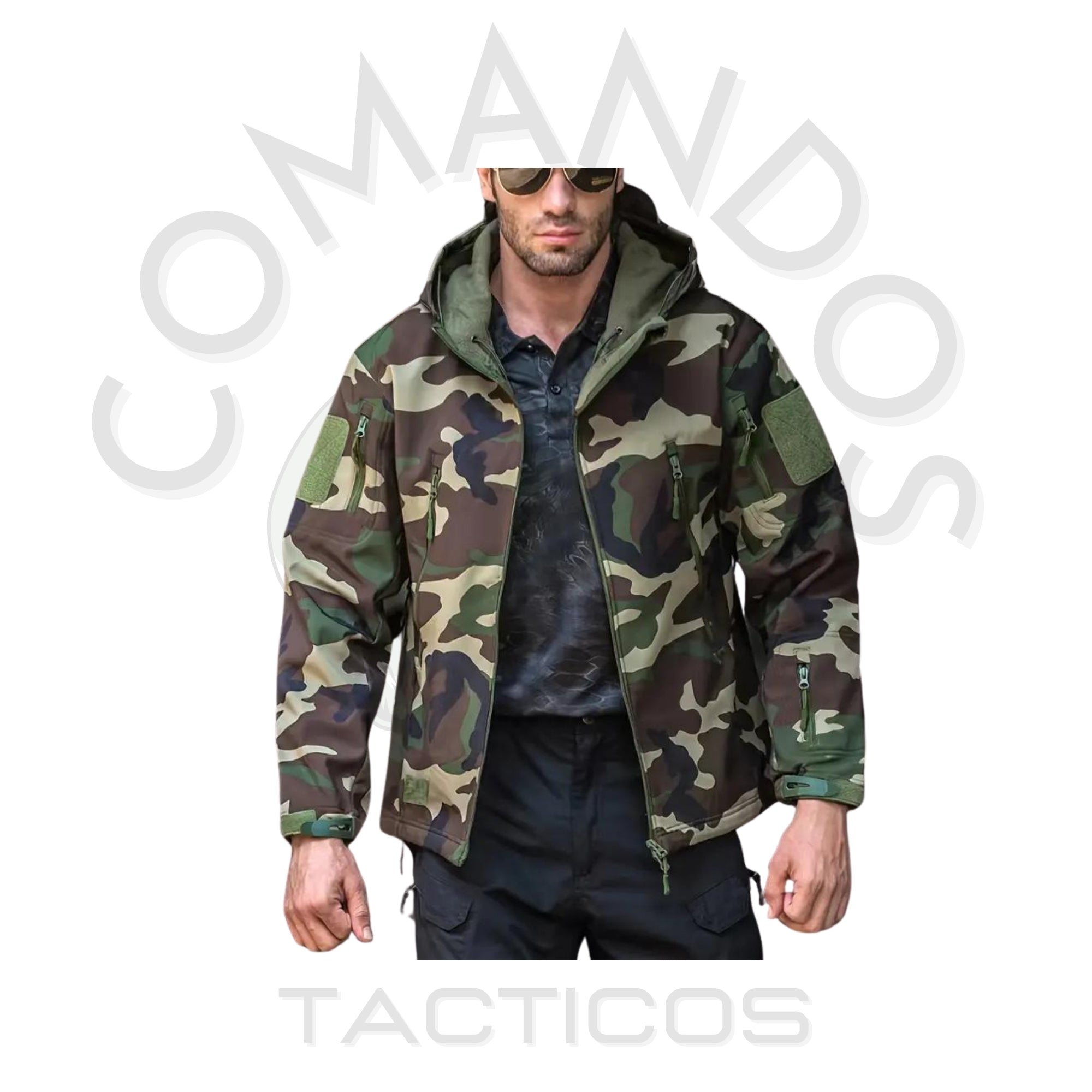 Chaqueta Táctica Militar Softshell Impermeable – Resistente y Funcional