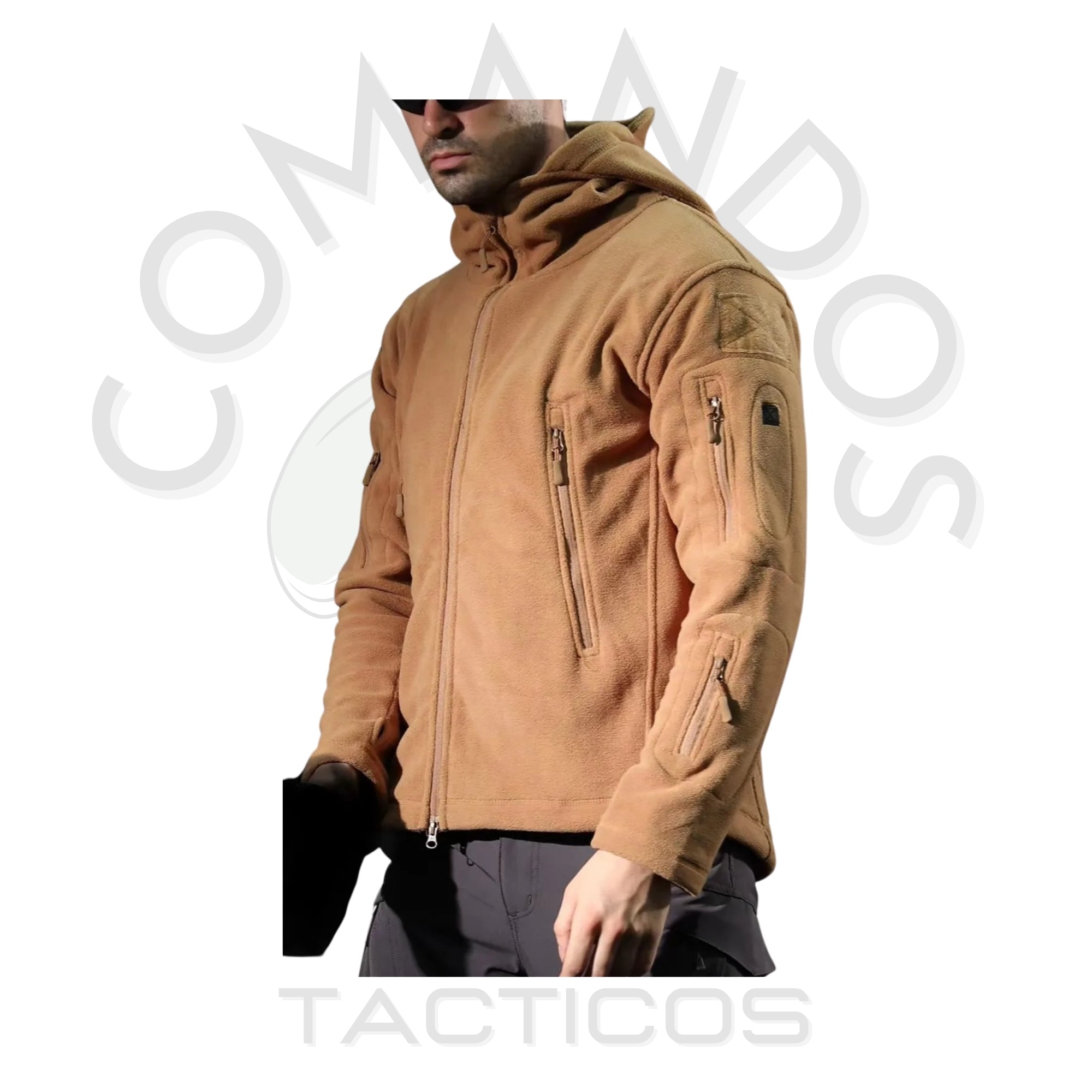 Chaqueta Polerón Polar Táctico
