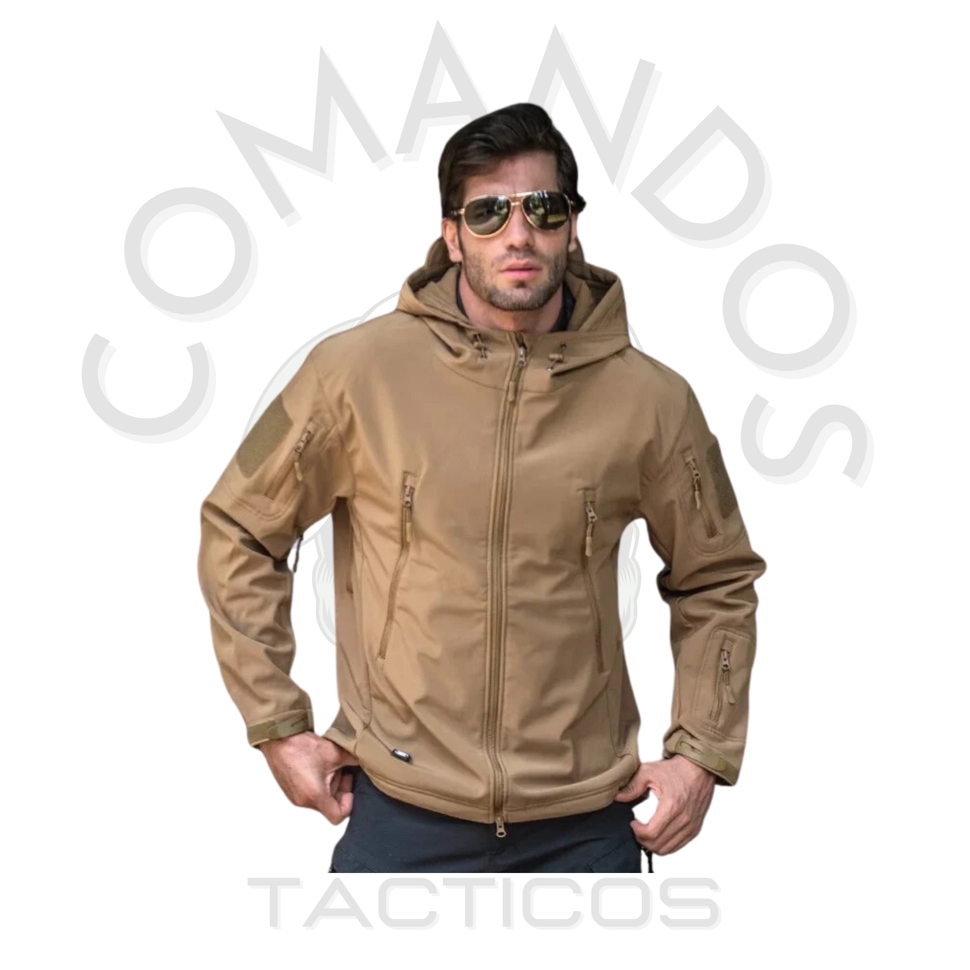 Chaqueta Táctica Militar Softshell Impermeable – Resistente y Funcional