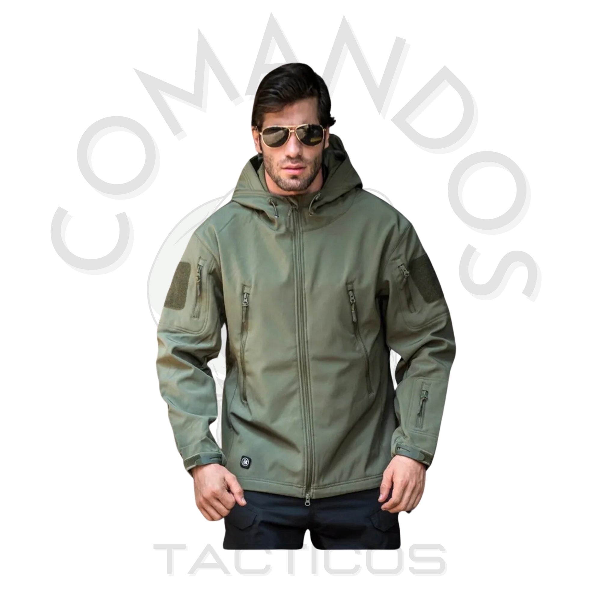 Chaqueta Táctica Militar Softshell Impermeable – Resistente y Funcional