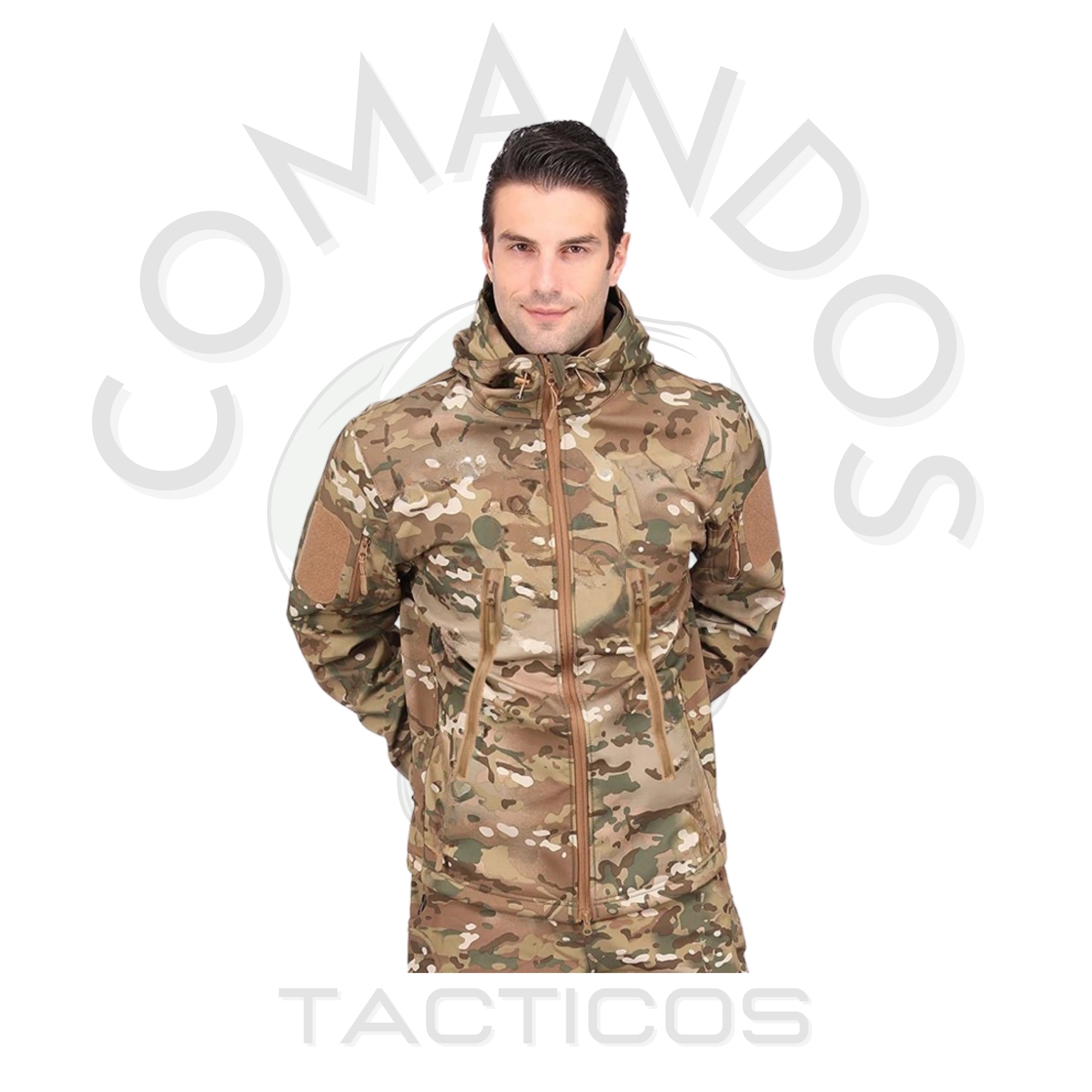 Chaqueta Táctica Militar Softshell Impermeable – Resistente y Funcional