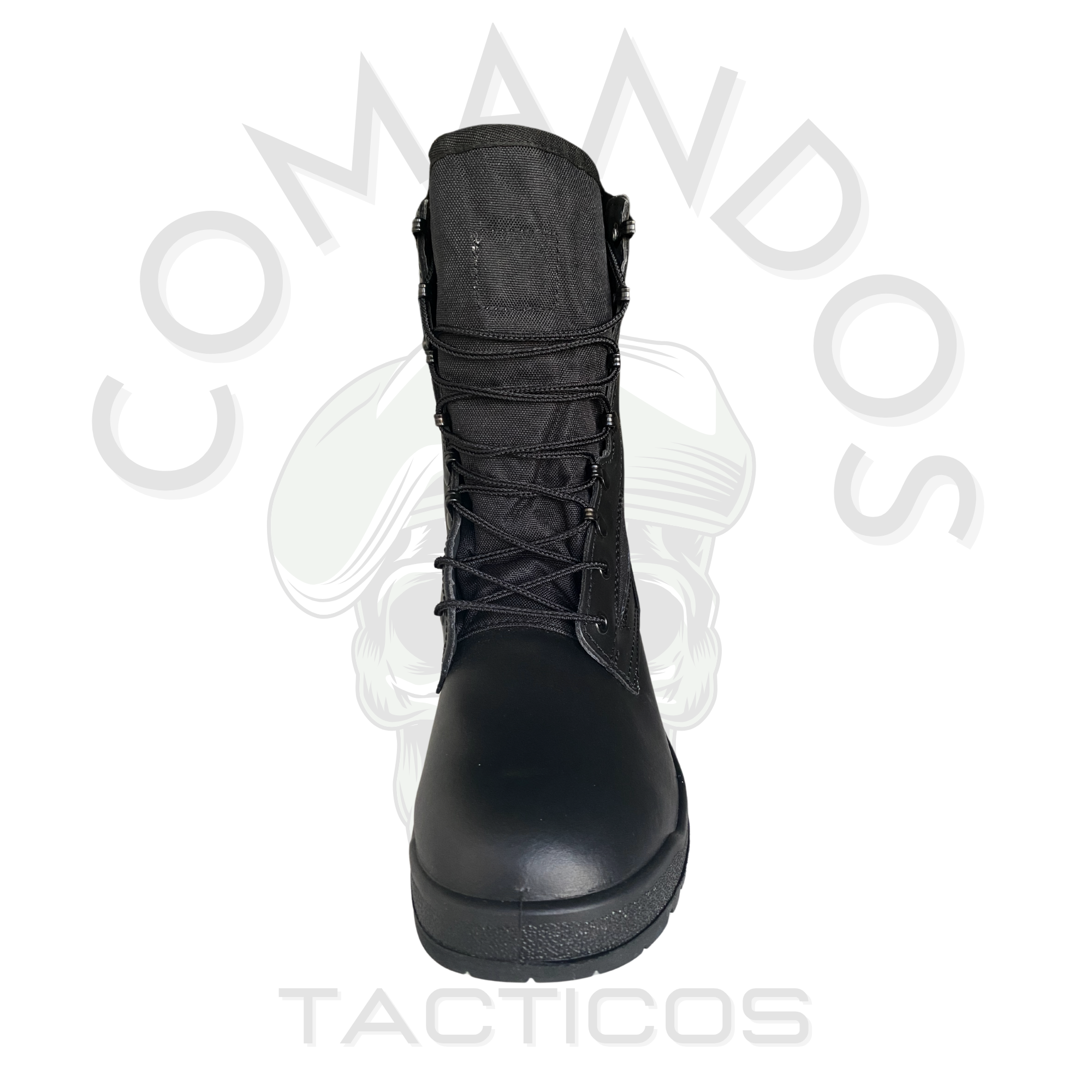 Bota Táctica Militar - Caña Alta Negro