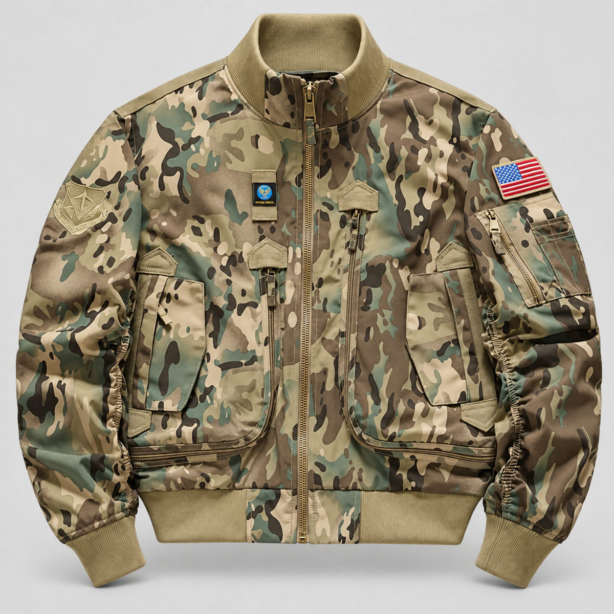 Chaqueta Bomber Jacket Multicam