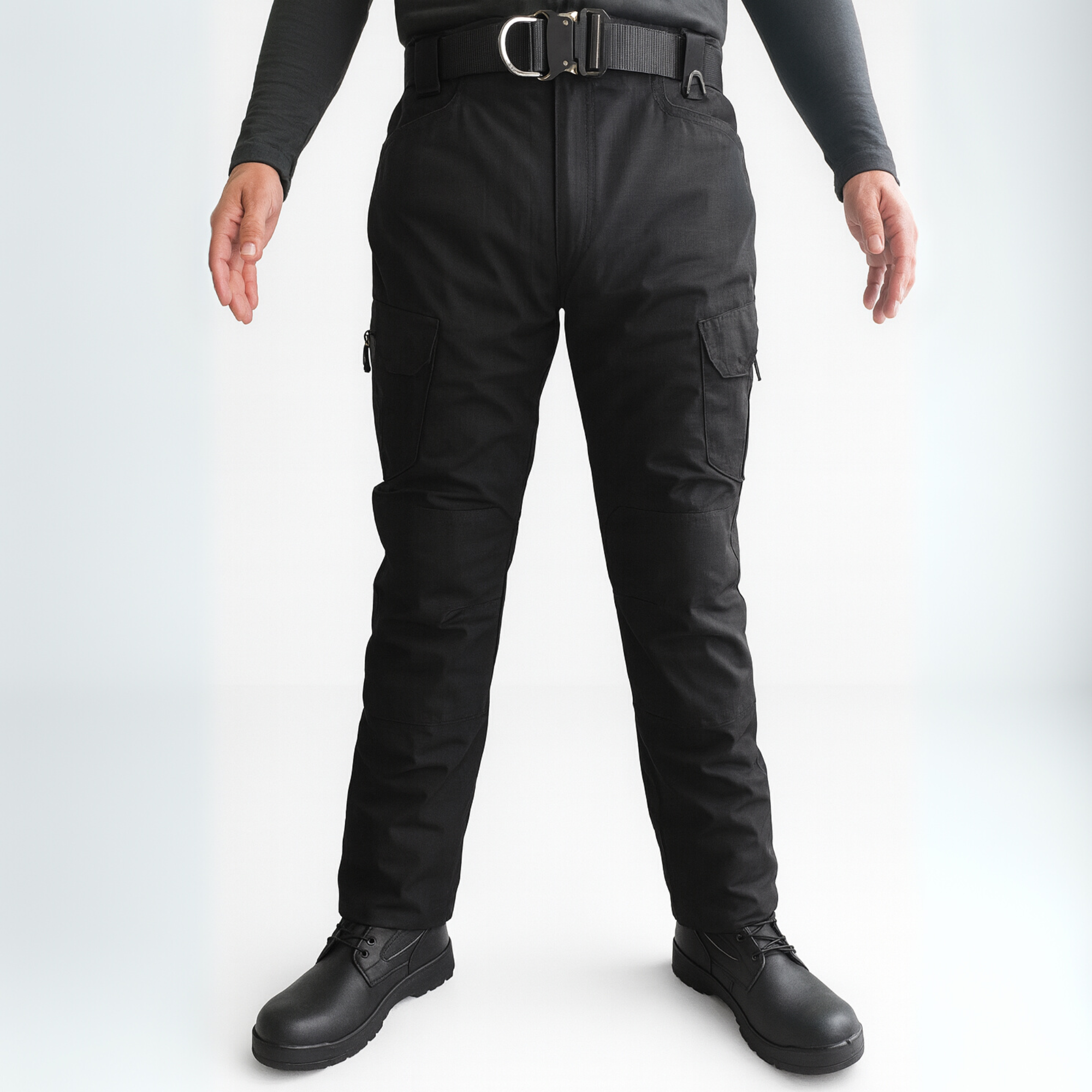 Pantalón Táctico Outdoor Tela Ripstop - NEGRO