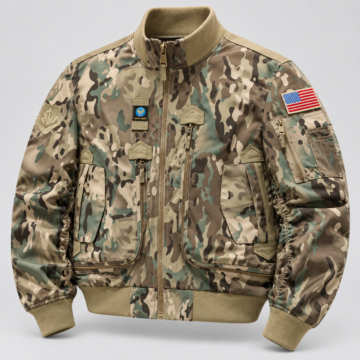 Chaqueta Bomber Jacket Multicam