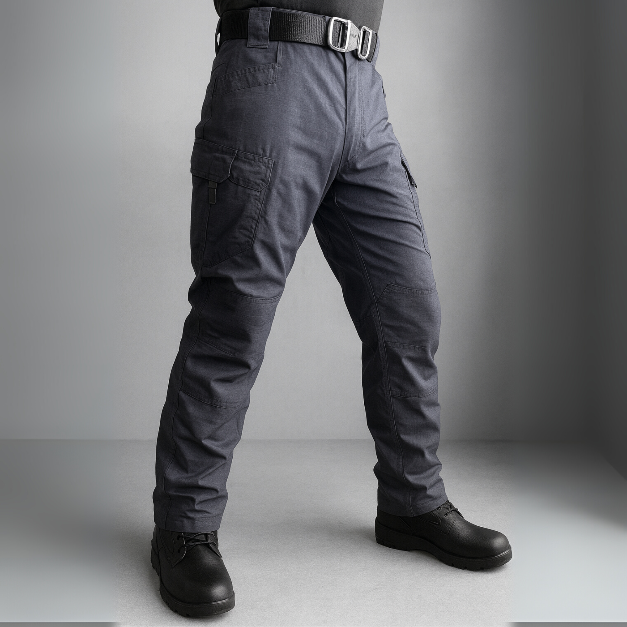 Pantalón Táctico Outdoor Tela Ripstop - GRIS