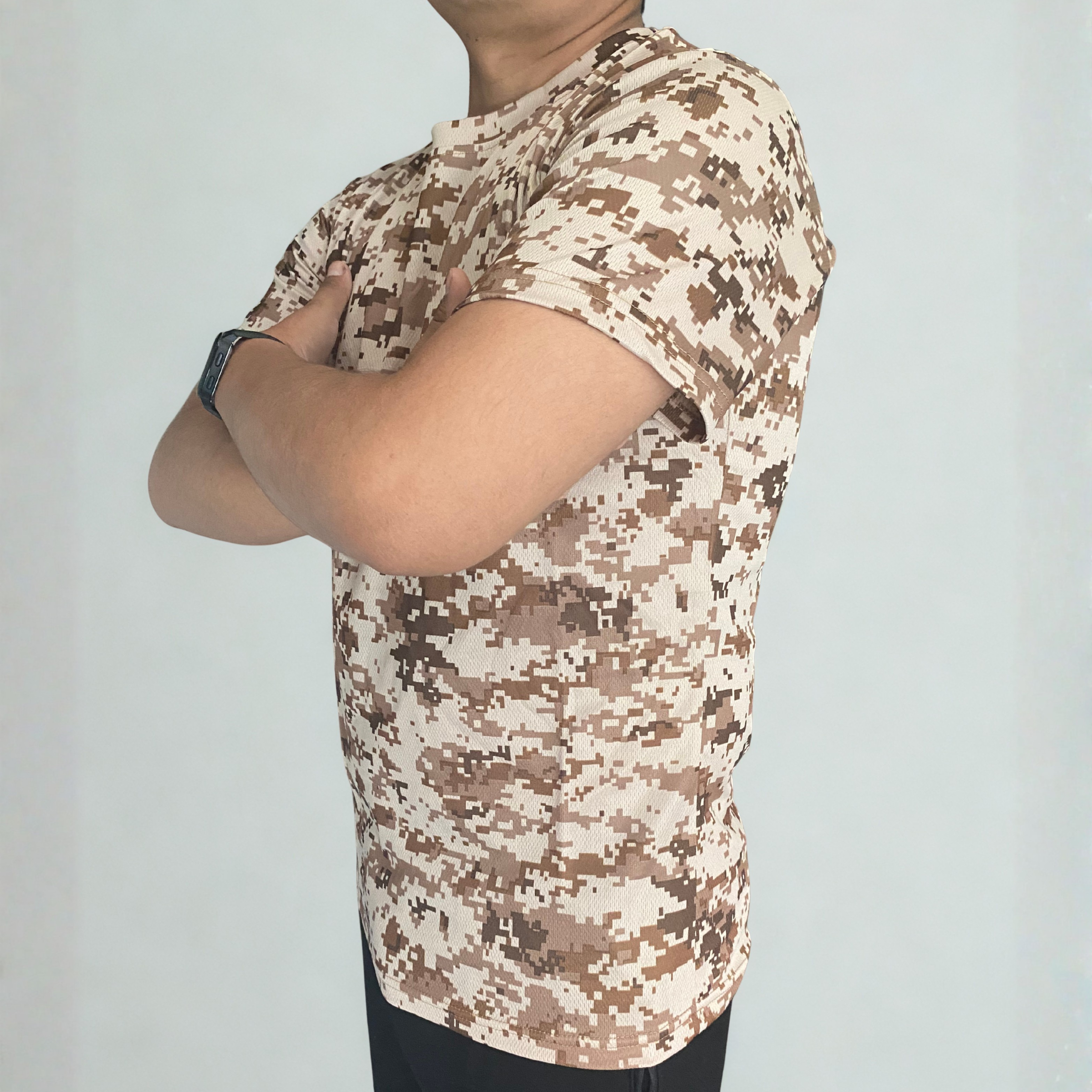 POLERA TÁCTICA DRY FIT - PIXEL DESERT