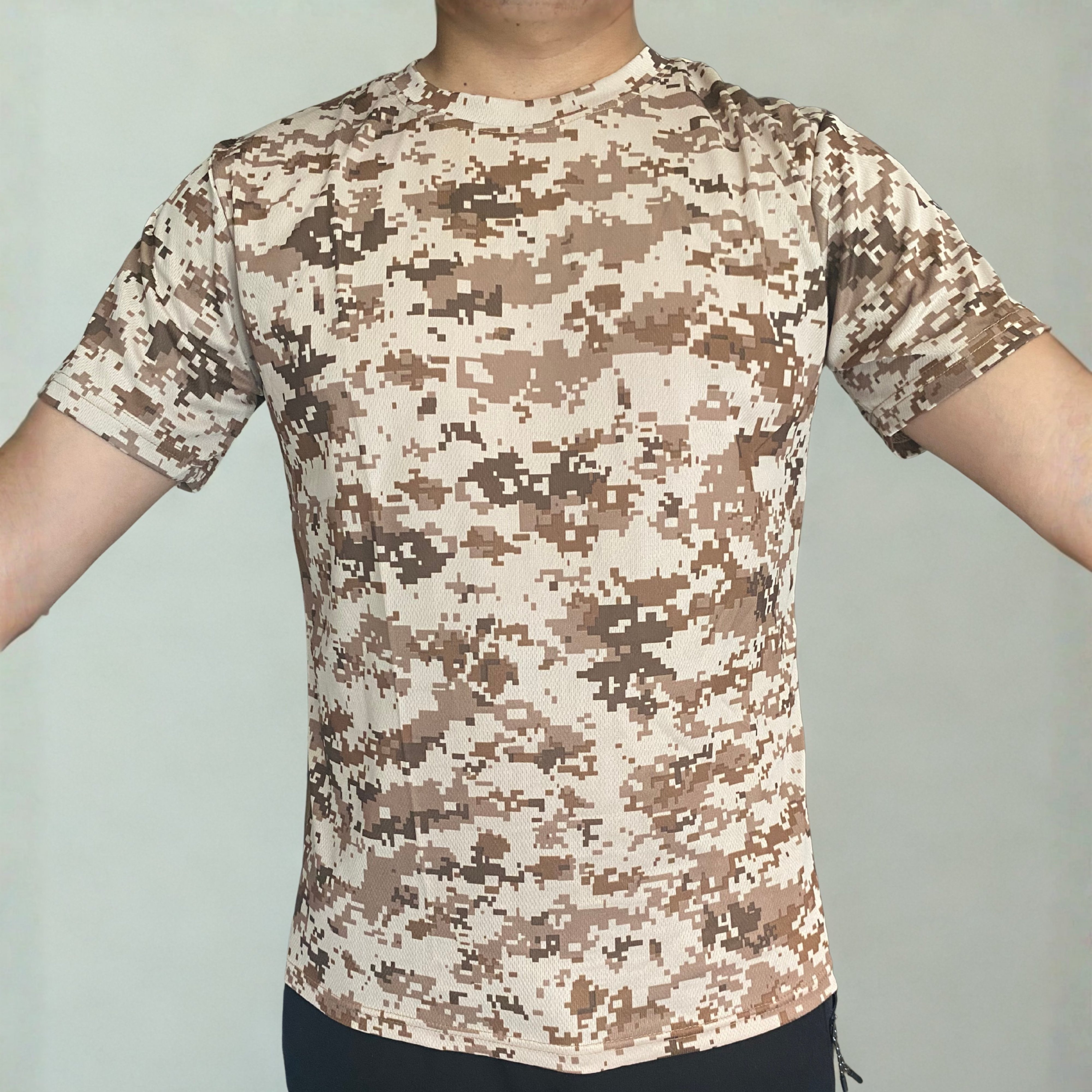 POLERA TÁCTICA DRY FIT - PIXEL DESERT