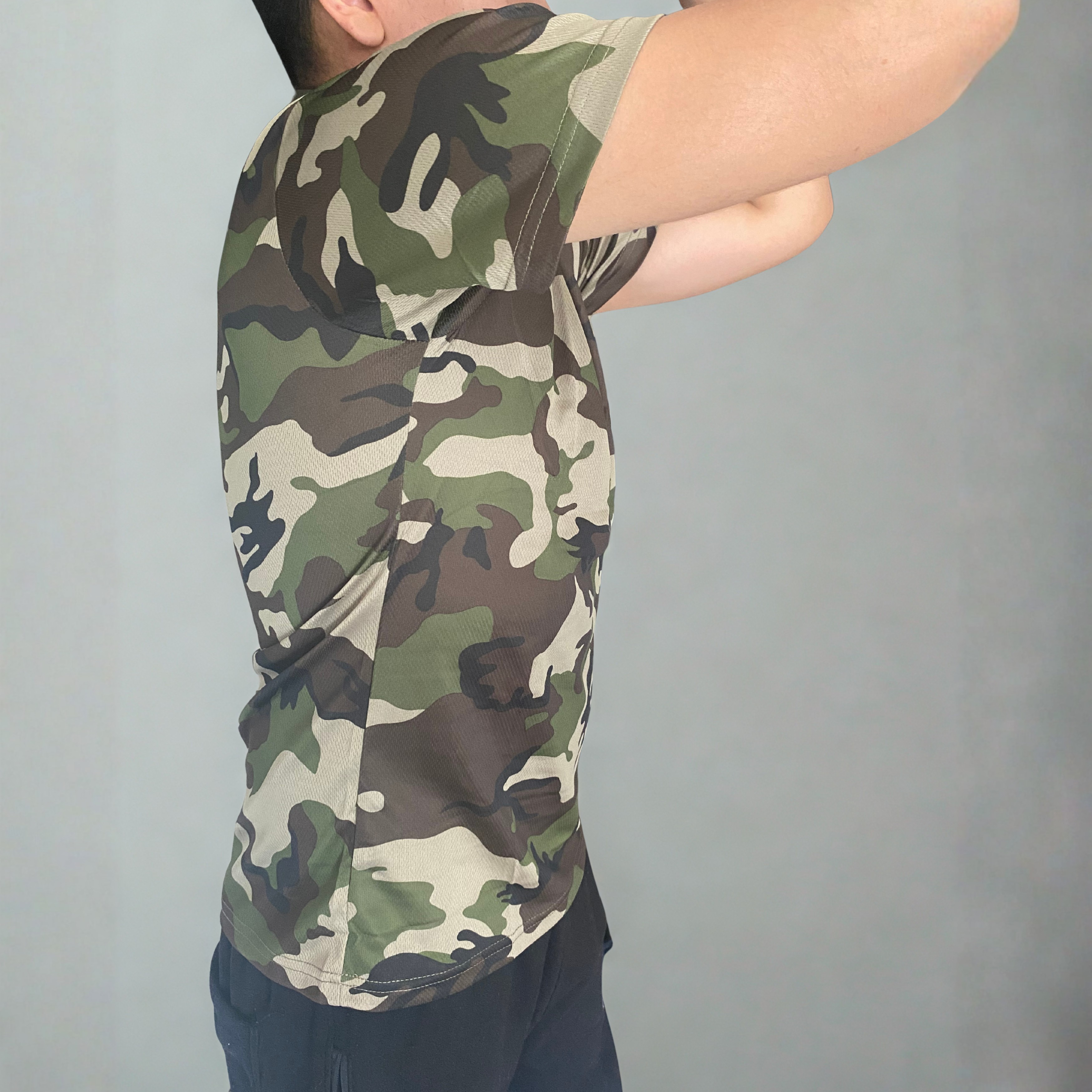 POLERA TÁCTICA DRY FIT - WOODLAND