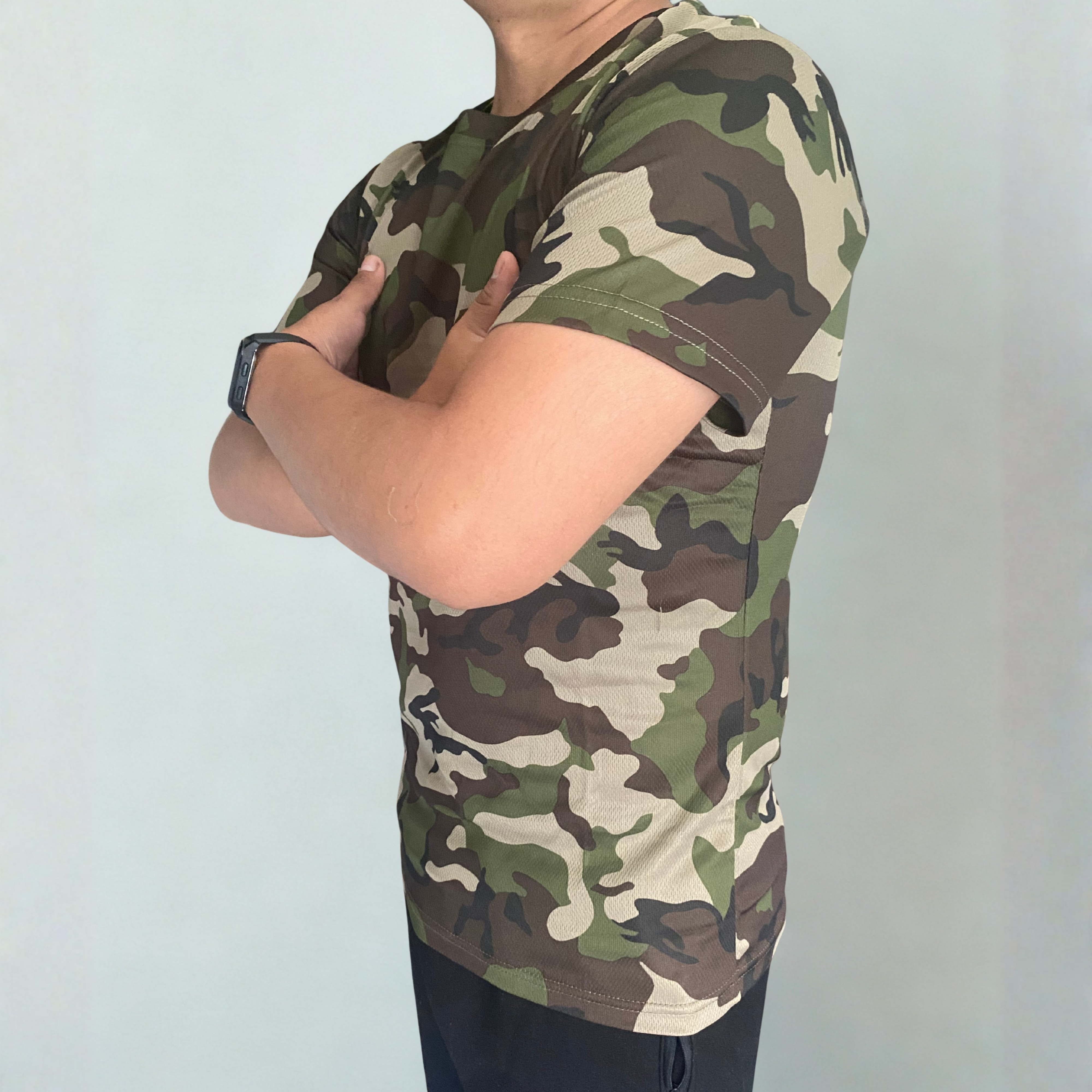 POLERA TÁCTICA DRY FIT - WOODLAND