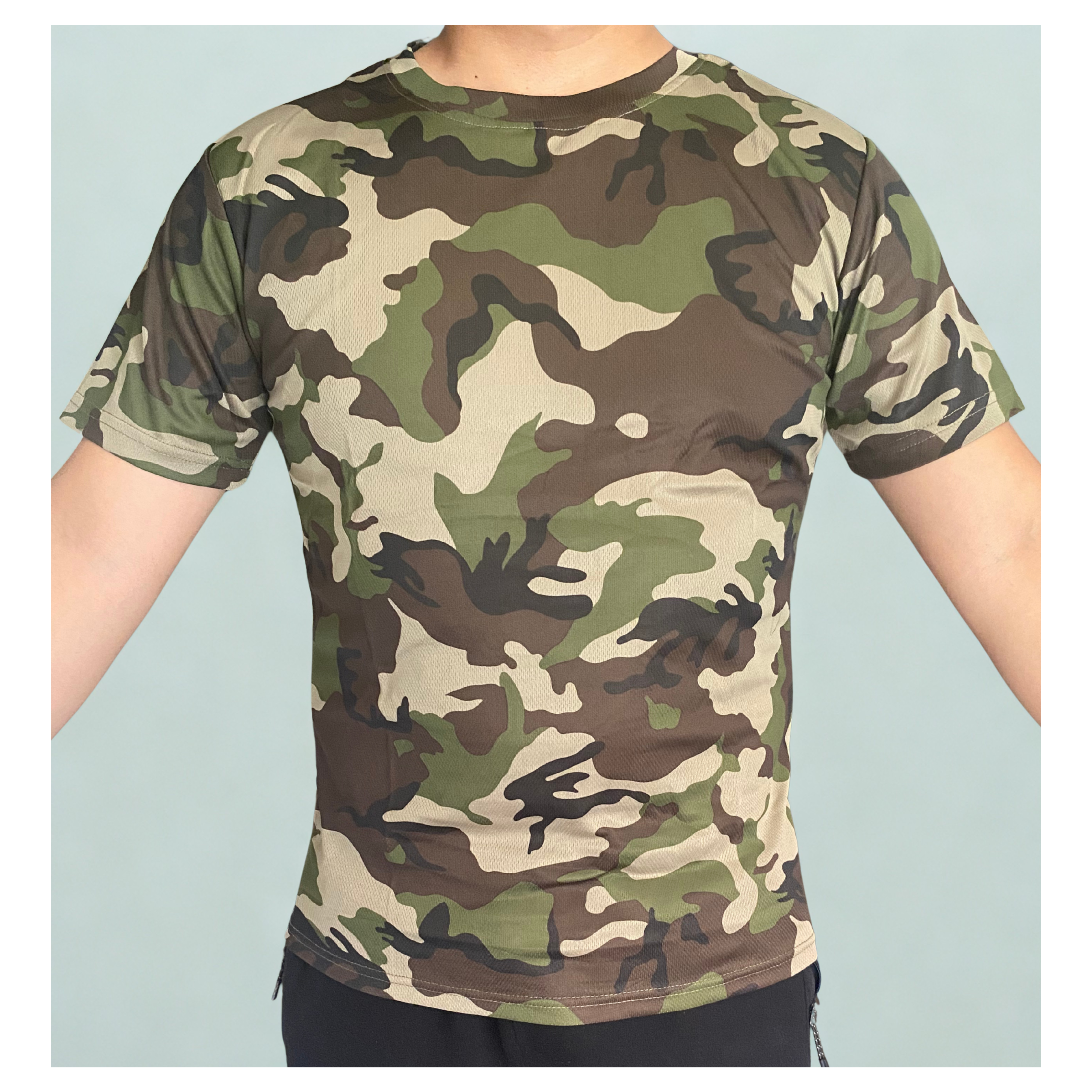 POLERA TÁCTICA DRY FIT - WOODLAND