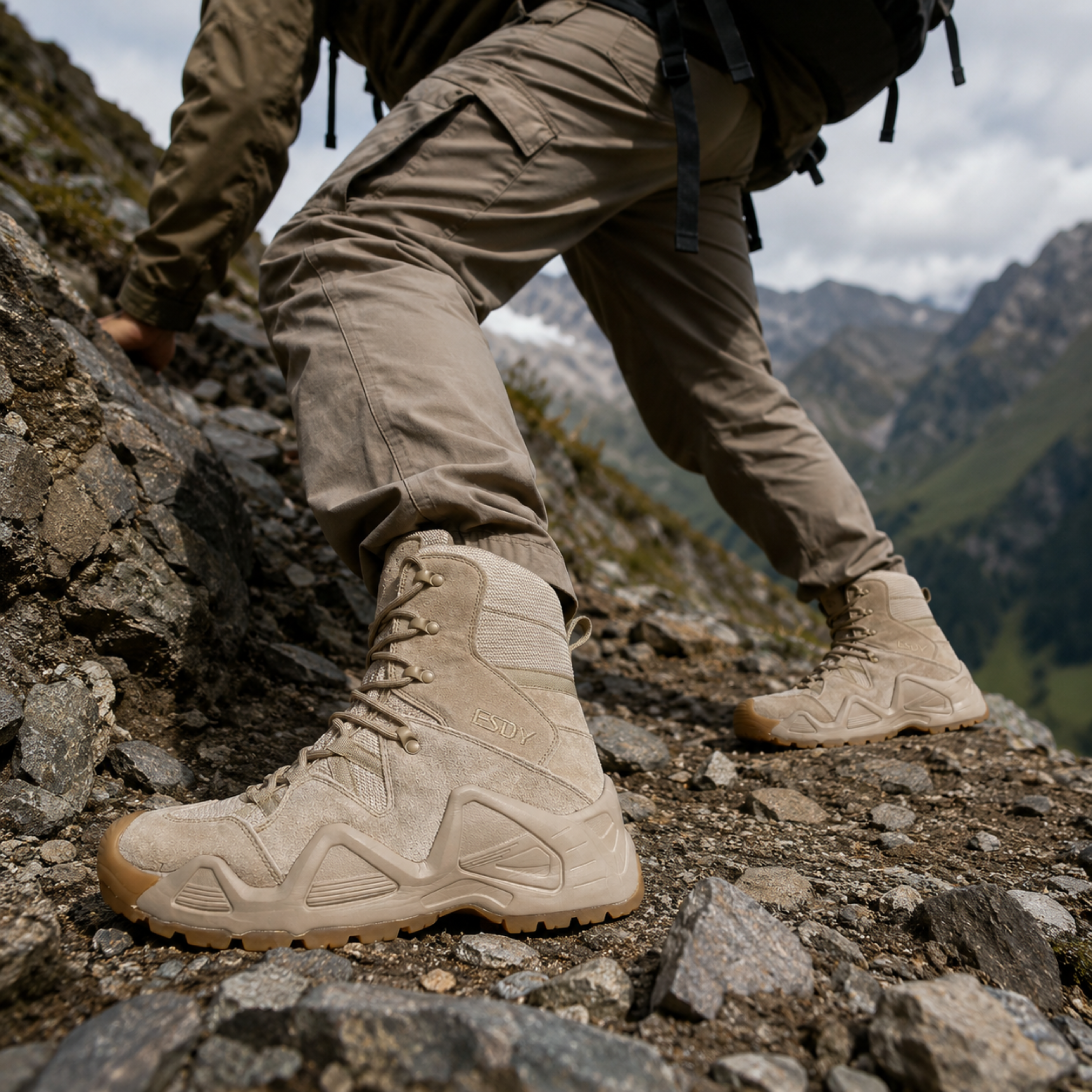 Botas Tácticas Impermeables Caña Alta ESDY | Comandos Tácticos