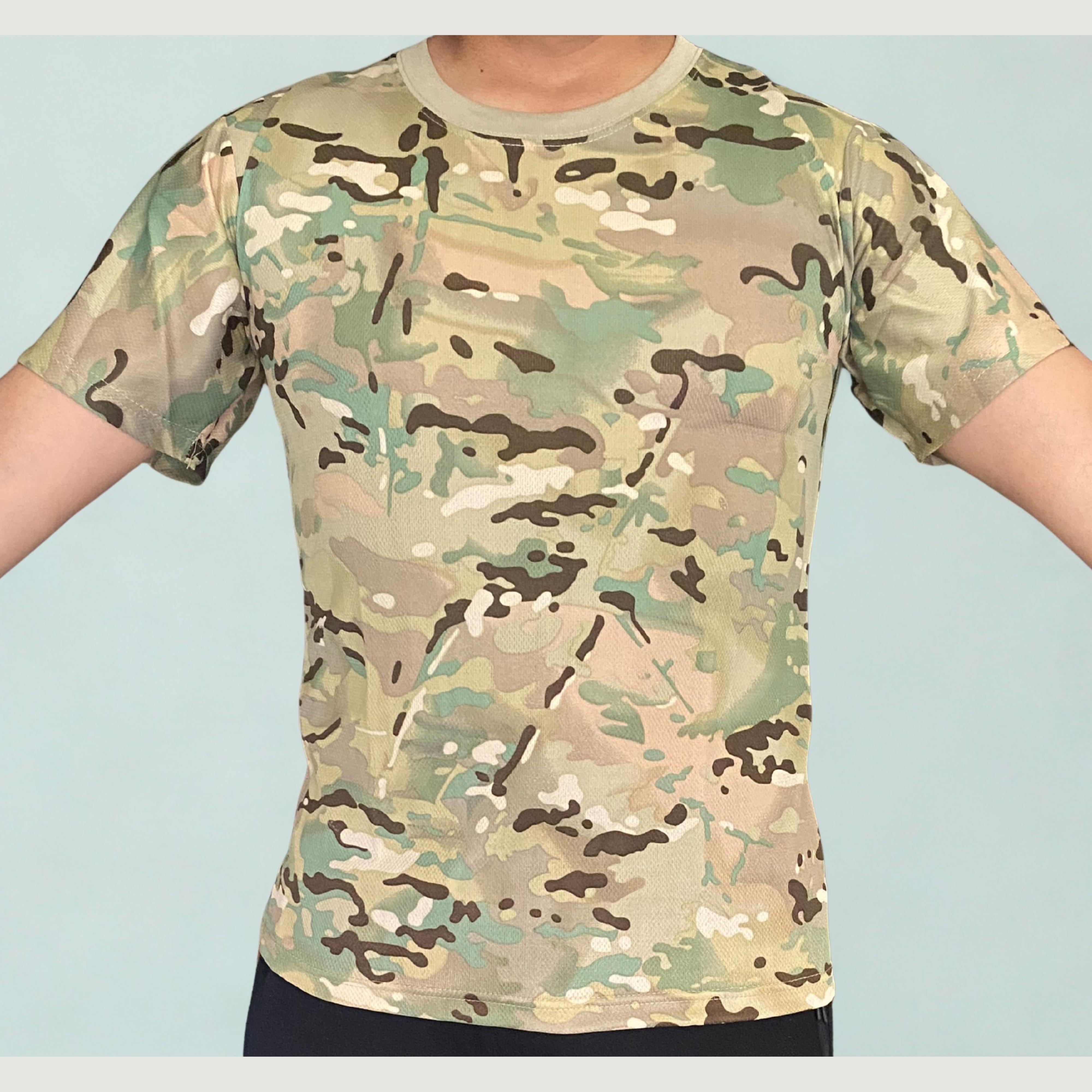 POLERA TÁCTICA DRY FIT - MULTICAM