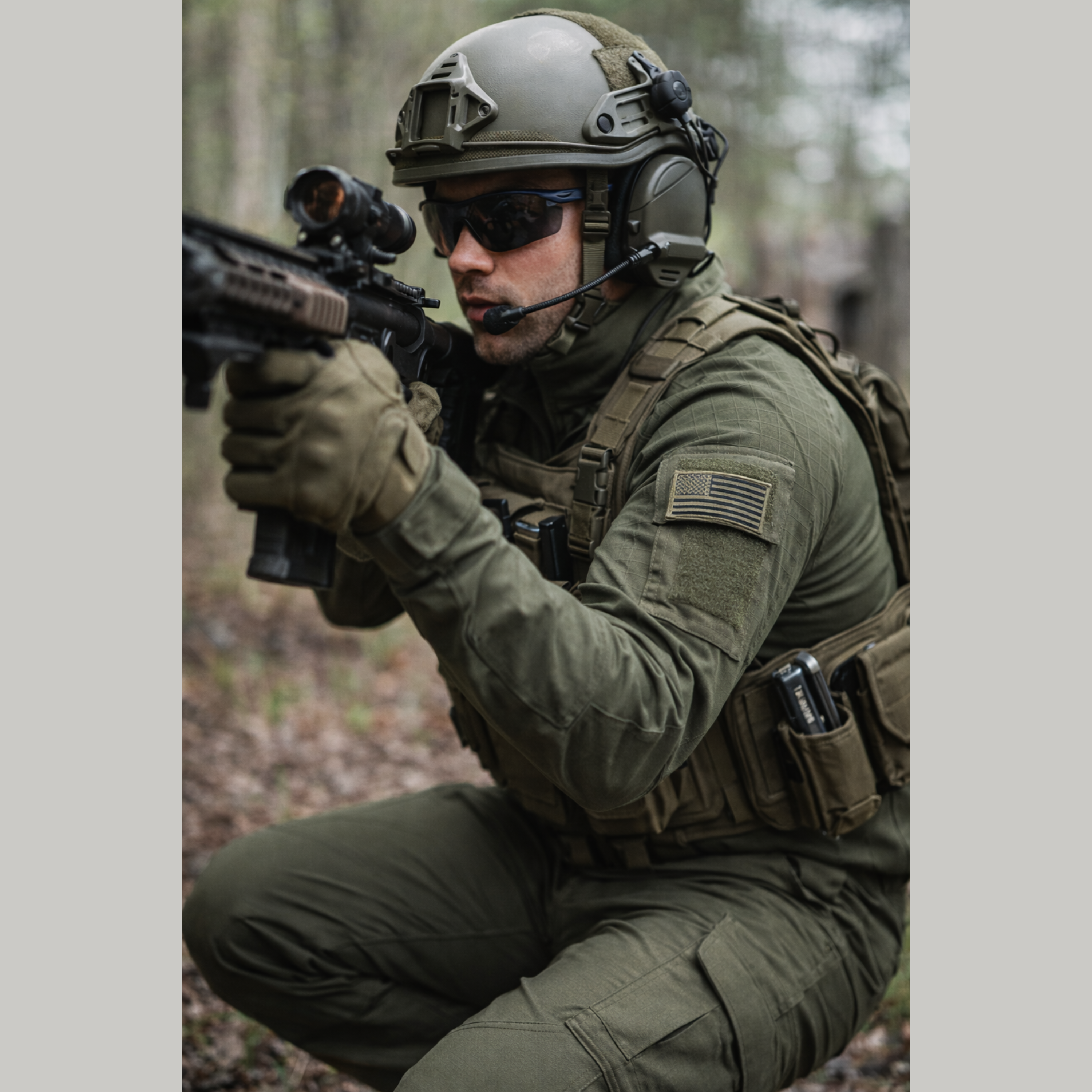 Polera Táctica Combat Esdy Shirt