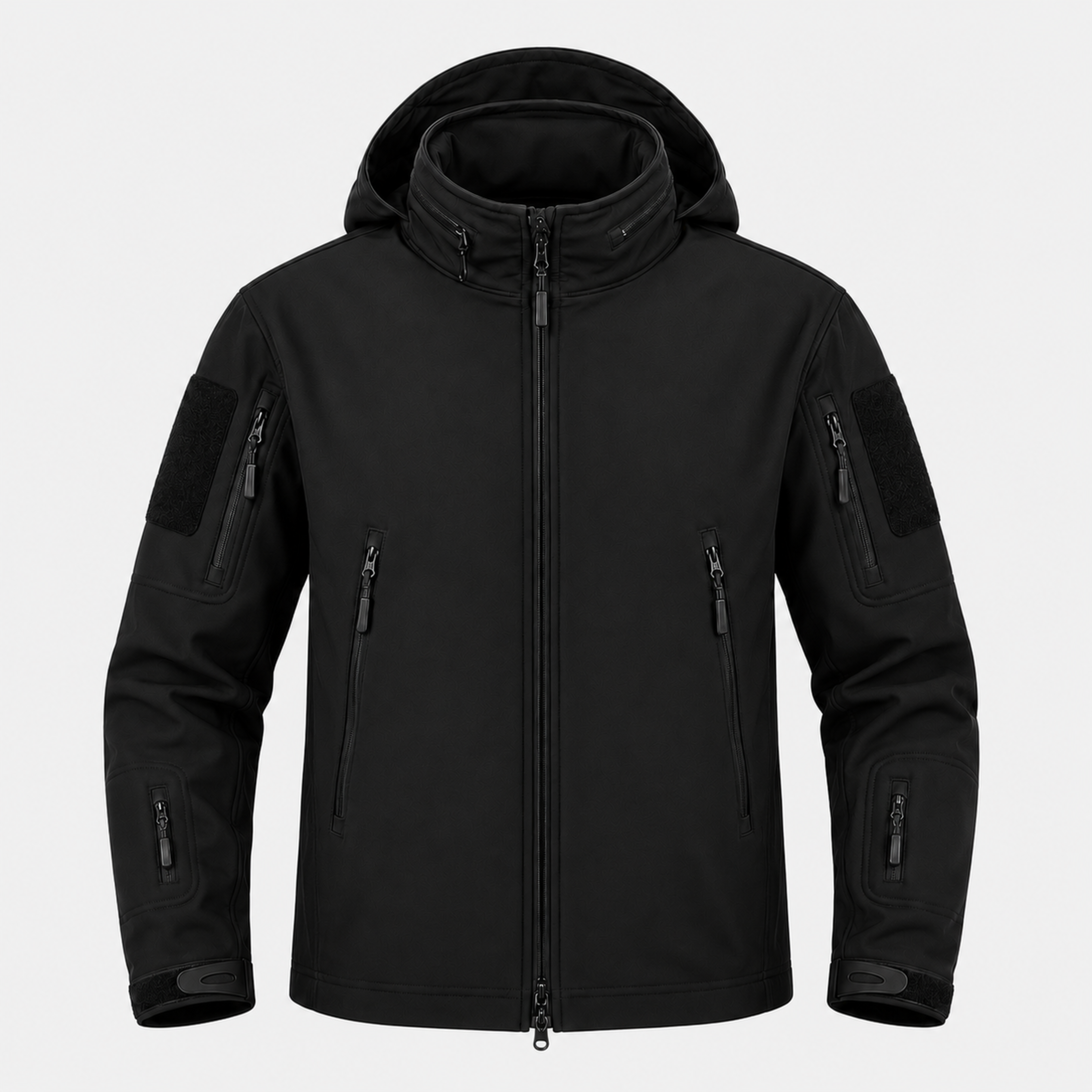 Chaqueta Táctica Softshell Negra Impermeable | ESDY