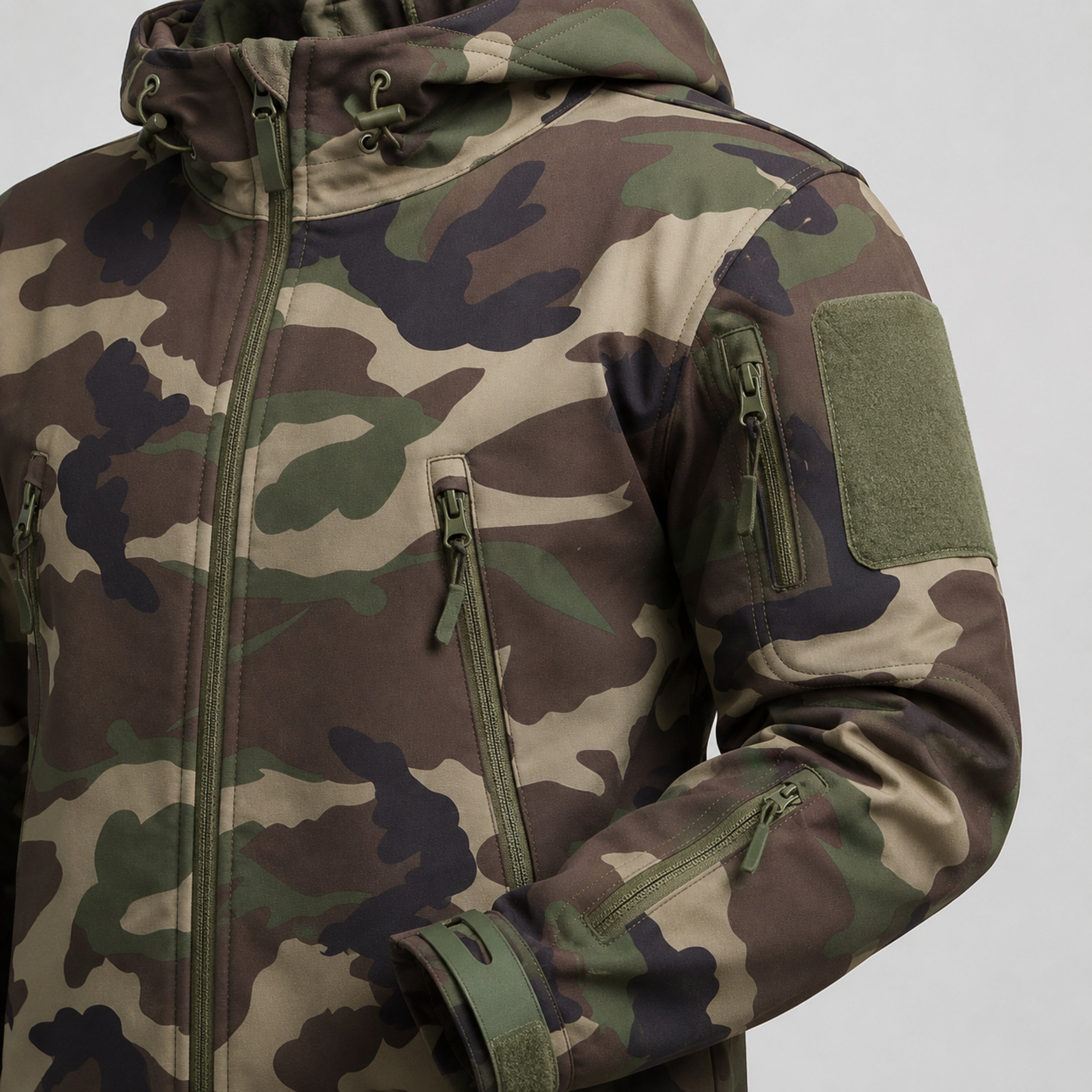 Chaqueta Táctica Militar Softshell Impermeable – Resistente y Funcional