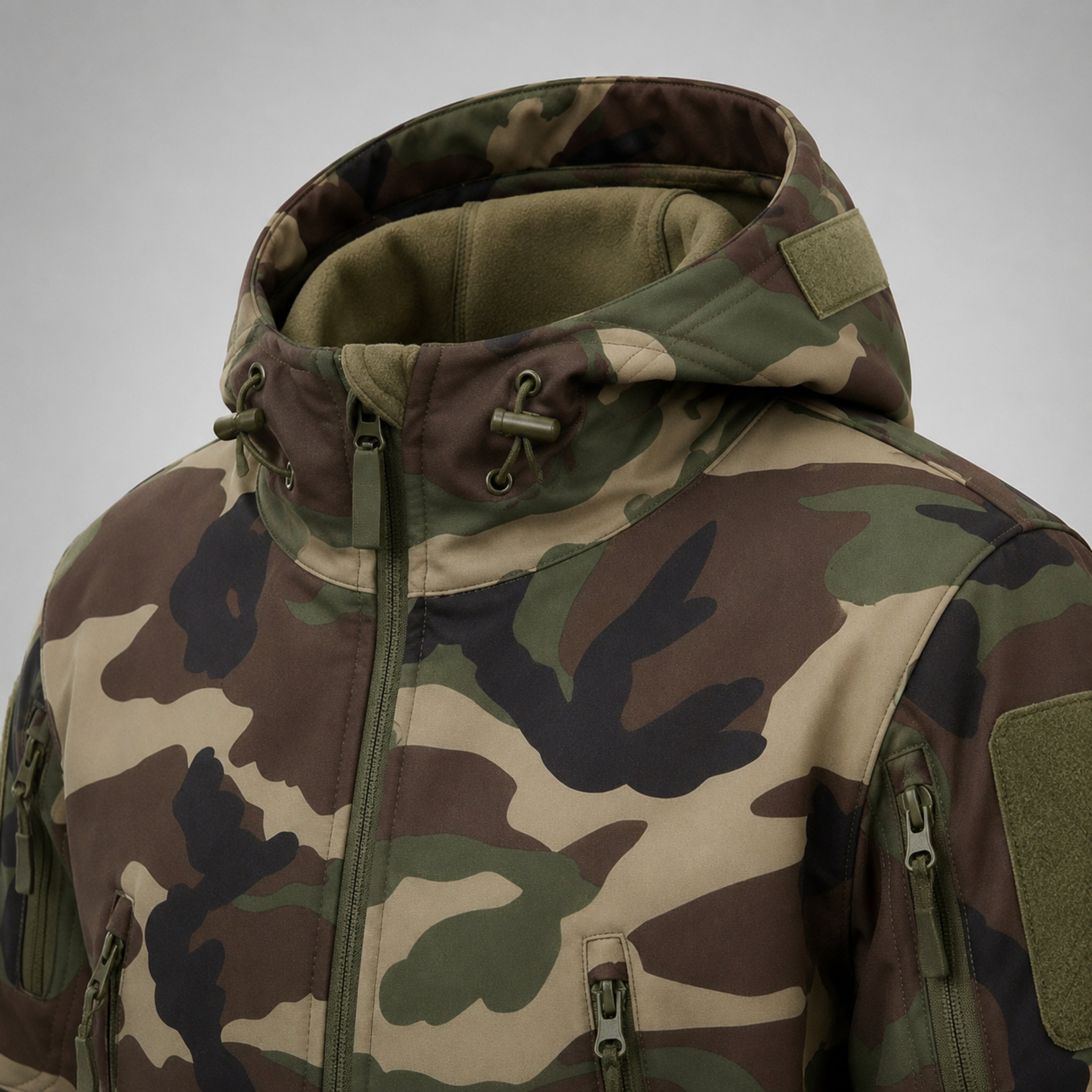 Chaqueta Táctica Militar Softshell Impermeable – Resistente y Funcional