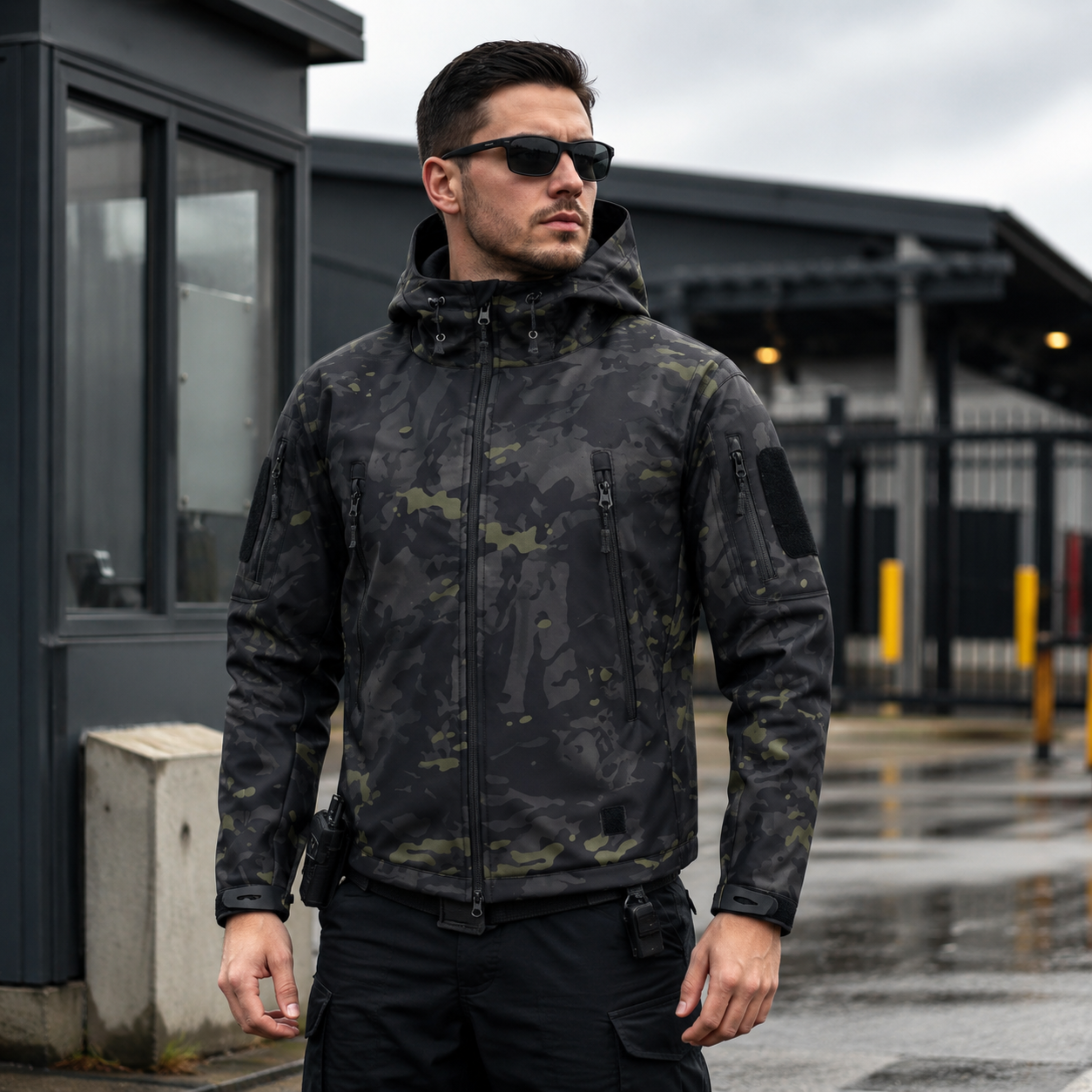 Chaqueta Táctica Militar Softshell Impermeable – Resistente y Funcional